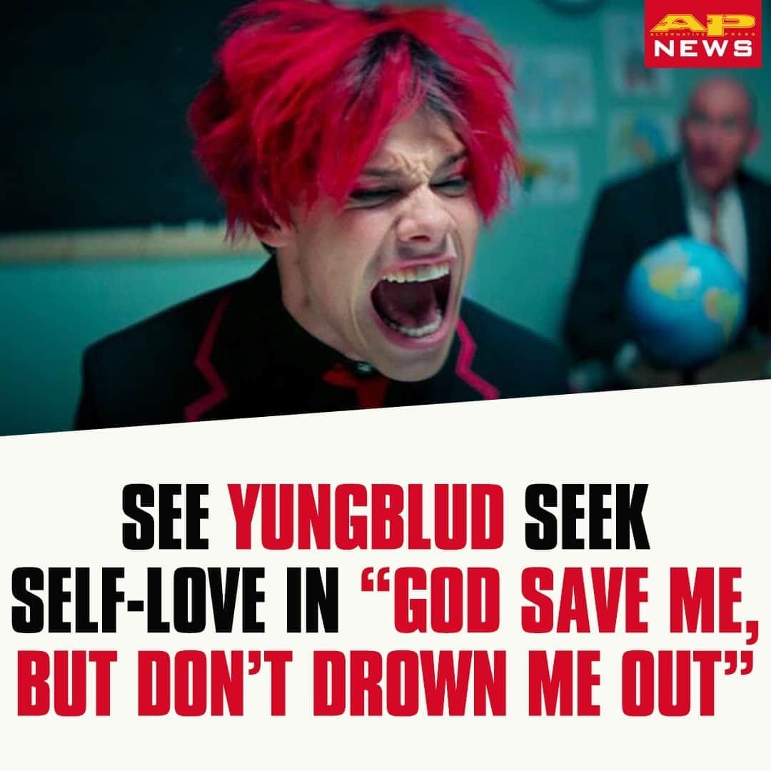 Alternative Pressさんのインスタグラム写真 - (Alternative PressInstagram)「WATCH: @yungblud paints a picture of what depression feels like in the pivotal new video for “god save me, but don’t drown me out” ⁠ LINK IN BIO⁠ .⁠ .⁠ .⁠ #yungblud #godsavemedontdrownmeout #altpress #alternativepress」9月25日 4時15分 - altpress