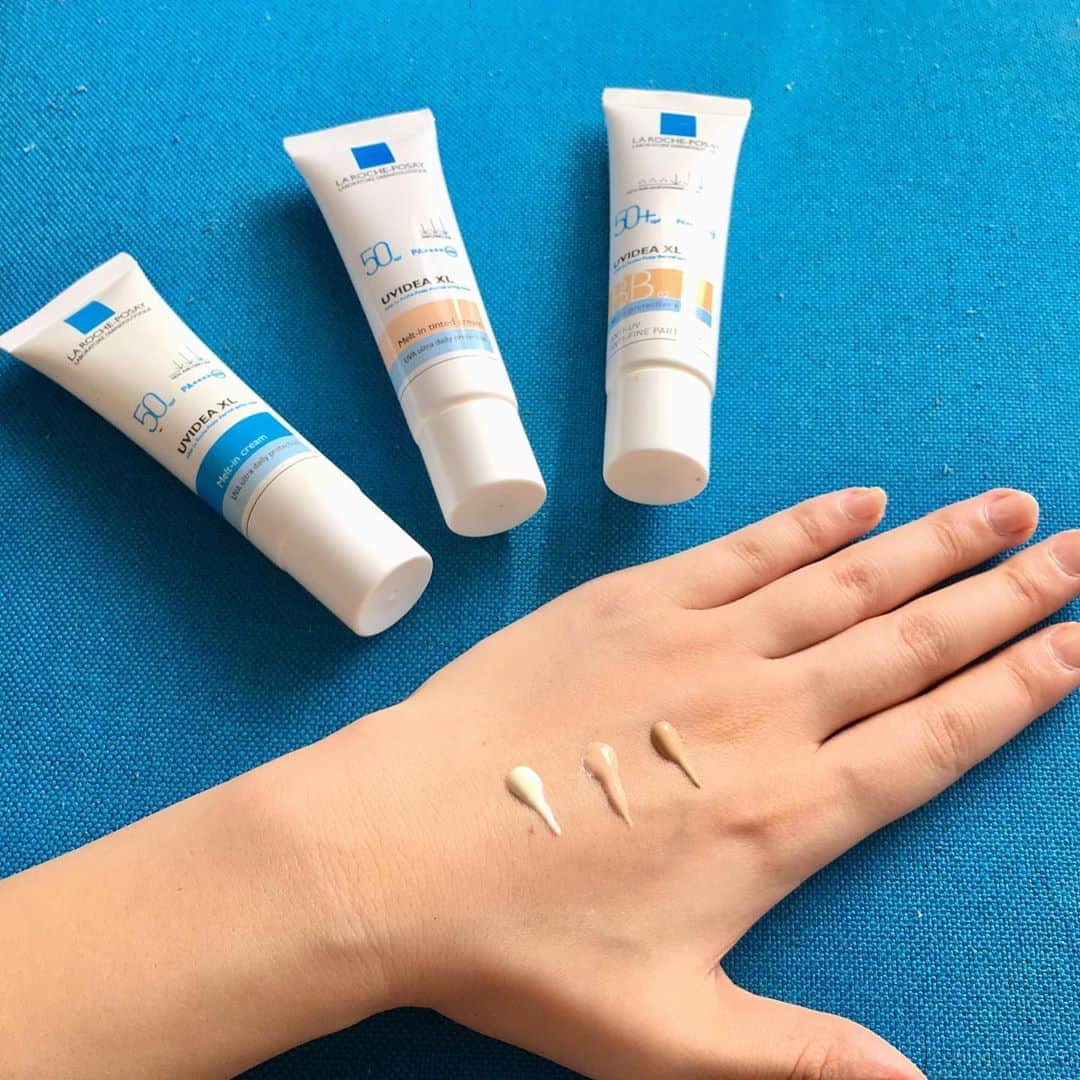 LA ROCHE-POSAY JAPAN ラロッシュポゼのインスタグラム：「＼ 日焼け止めからベースメイクまで ／ . #UVイデアXLプロテクションBB は、SPF50+のロングUVA対応のBBクリーム。 これひとつで肌を紫外線から守りつつ気になる部分もしっかりカバーし、自然な明るい印象に仕上げます✨ . UVイデア XLプロテクションBBはこんな方におすすめ！ ✔︎肌が揺らぎやすい ✔︎紫外線が気になる ✔︎花粉、PM2.5が気になる ✔︎洗顔料で落としたい . 詳細は商品タブをクリック、またはプロフィールのURLからウェブサイトをチェックしてみて下さいね！ 使用感や気になる点など、ぜひコメントで教えてください🌿 . UVイデア XL プロテクションBB 30mL 3,740円（税込） #ラロッシュポゼ #larocheposay #乾燥肌 #敏感肌 #敏感肌対策 #スキンケア #低刺激 #低刺激設計 #日焼け止め #日焼け対策 #紫外線 #紫外線カット #紫外線ケア #UVケア #UVカット #敏感肌コスメ #敏感肌スキンケア #人気コスメ #スキンケア購入品 #スキンケア好きさんと繋がりたい #肌活 #肌荒れ対策 #美容マニア #美肌づくり #キレイになりたい #夏メイク #スキンケア紹介 #スキンケア好き」