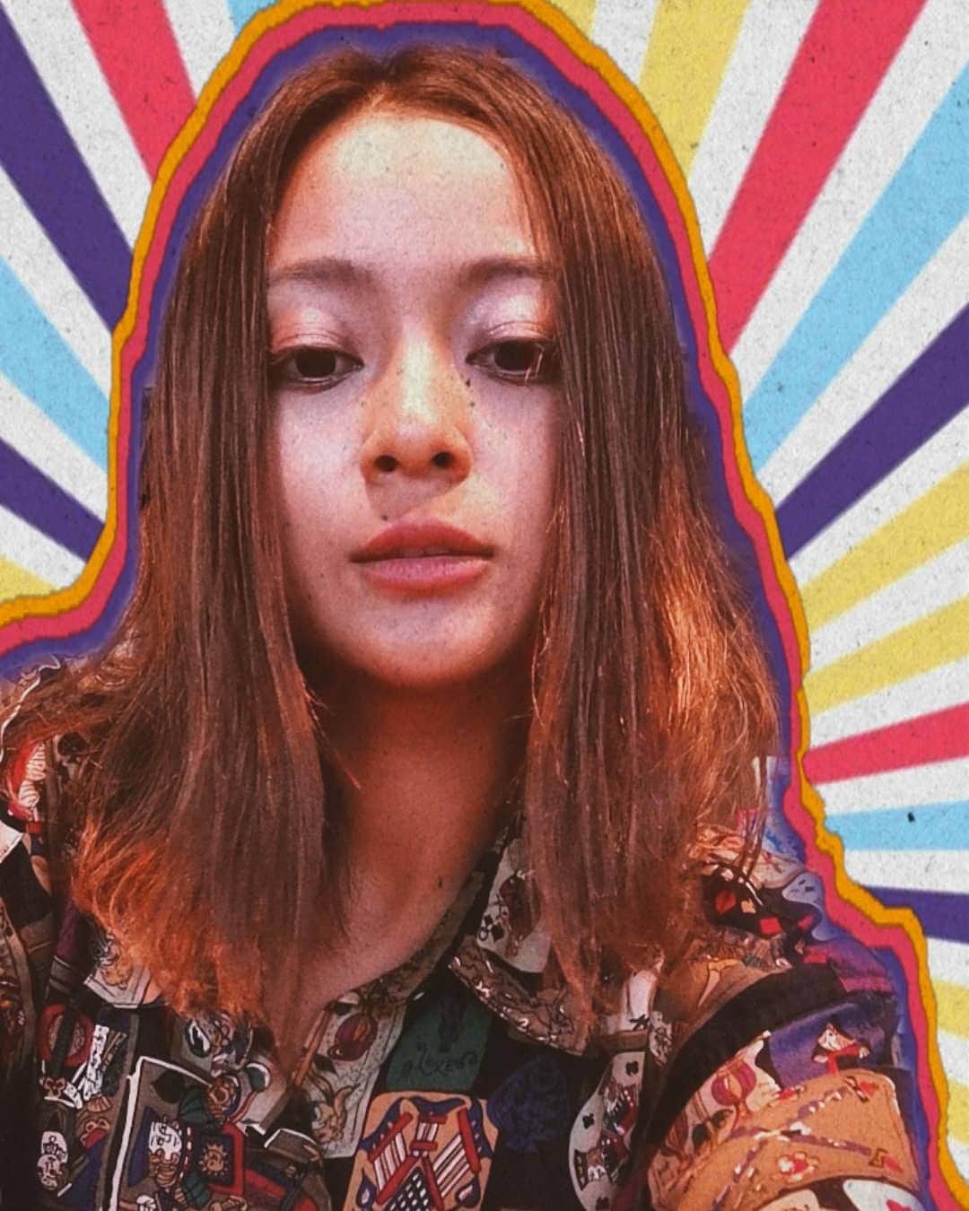 脇田恵子のインスタグラム：「柄柄😂」