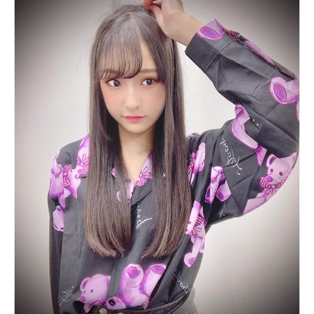 岡本怜奈さんのインスタグラム写真 - (岡本怜奈Instagram)「♡﻿ 🖤🧸💜﻿ ﻿ #オンライン個別お話し会﻿ で着たコーデ👗💞﻿ ﻿ ✔️ 𝒕𝒐𝒑𝒔 #fetget (@fetget001)﻿ ✔️ 𝒔𝒌𝒊𝒓𝒕. 𝒔𝒉𝒐𝒆𝒔﻿  #volcan_aphrodite (@volcan_official) ﻿ ✔️ 𝒆𝒂𝒓𝒓𝒊𝒏𝒈 #claires (@clairesjapan)﻿ ♡﻿ ♡﻿ #岡本怜奈 #れなたん #nmb48 #たんたんコーデ﻿ #fashion #コーデ #クールコーデ﻿ #purple #black #happy #Instagood」9月24日 21時17分 - renatan1222