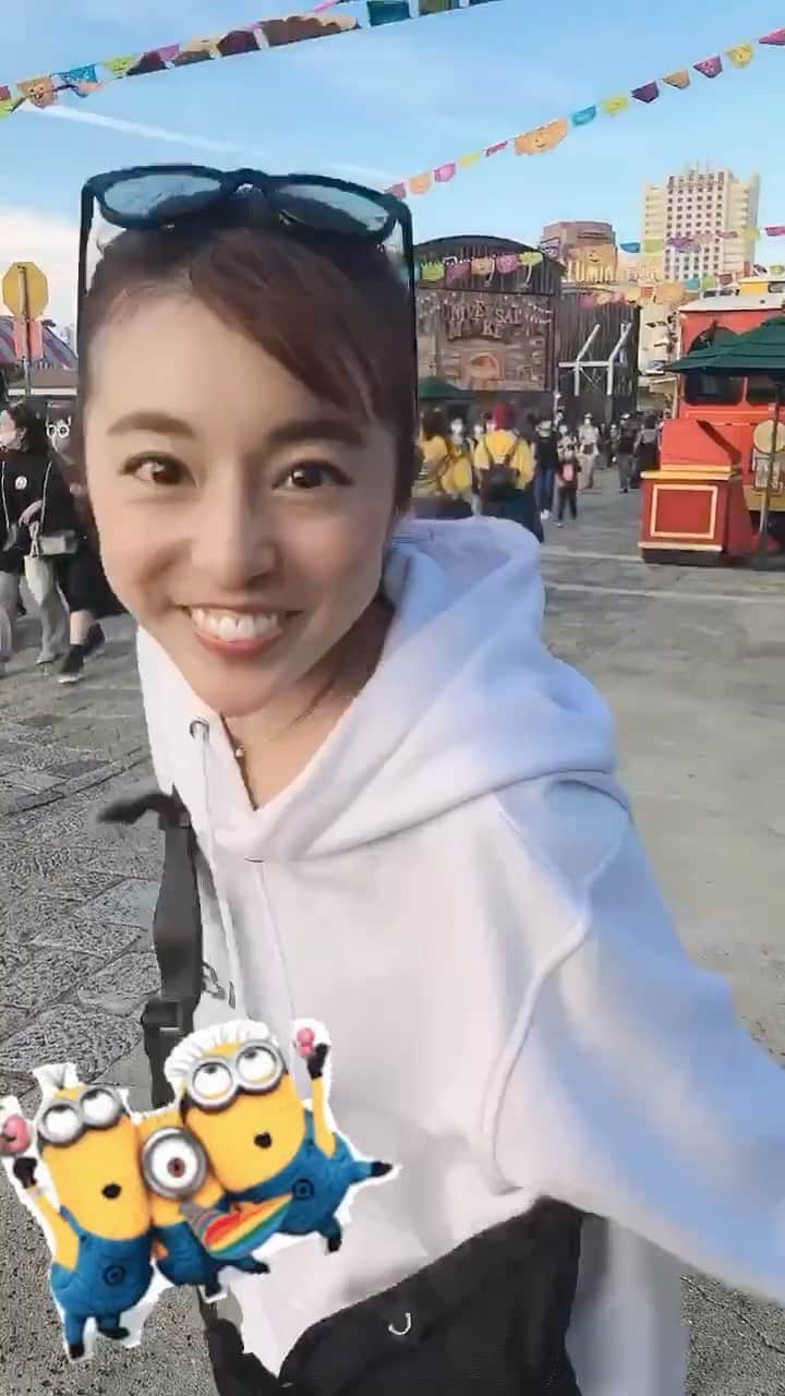 橋本真依のインスタグラム：「#USJ  ユニバーサルスタジオジャパン 大好き😘💕 年パスほちい。  #happy#smile#love#peace#lucky#tbt#l4l#followme#followback#instagood#photooftheday#Tokyo#Japan#셀스타그램#얼스타그램#잘보고가요#데일리룩#japaneseculture#lovers_nippon#japan_daytime_view#wu_japan #女子力ねーさん」