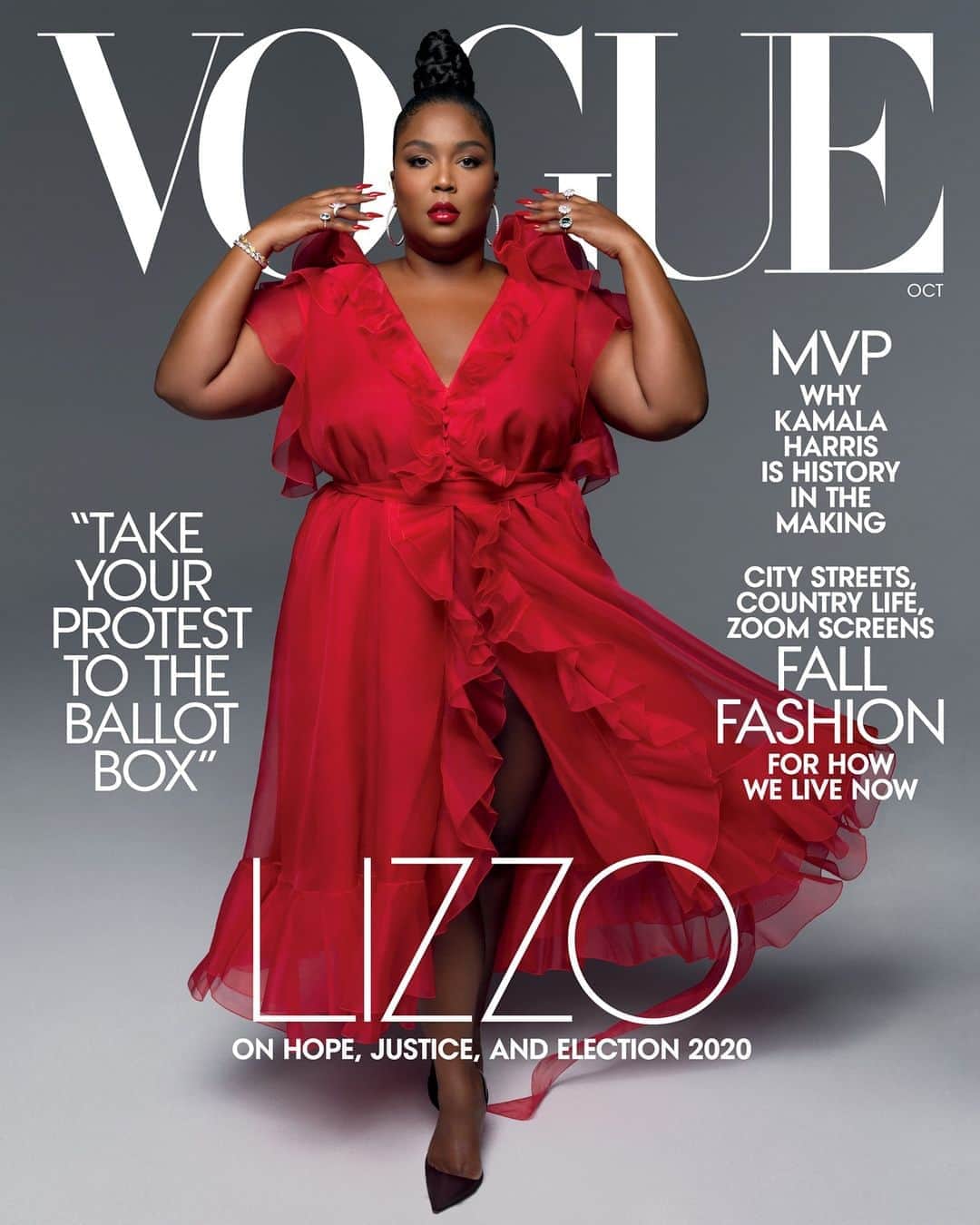 Vogueさんのインスタグラム写真 - (VogueInstagram)「@lizzobeeating is our October issue cover star!  At a time of unprecedented strife, struggle, and opportunity, Vogue meets up—at a distance—with #Lizzo, the musical sage who wants us to get through this moment together.  Tap the link in our bio to read the full profile. Photographed by @hypewilliams, styled by @mr_carlos_nazario, written by Claudia Rankine, Vogue, October 2020.」9月24日 22時00分 - voguemagazine