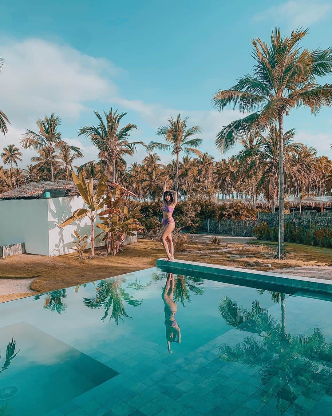 Gabriela Salesのインスタグラム：「Já tô com saudades desse lugar 🍃🍃🌱🌱 Amo muito Patacho Meron kkk」