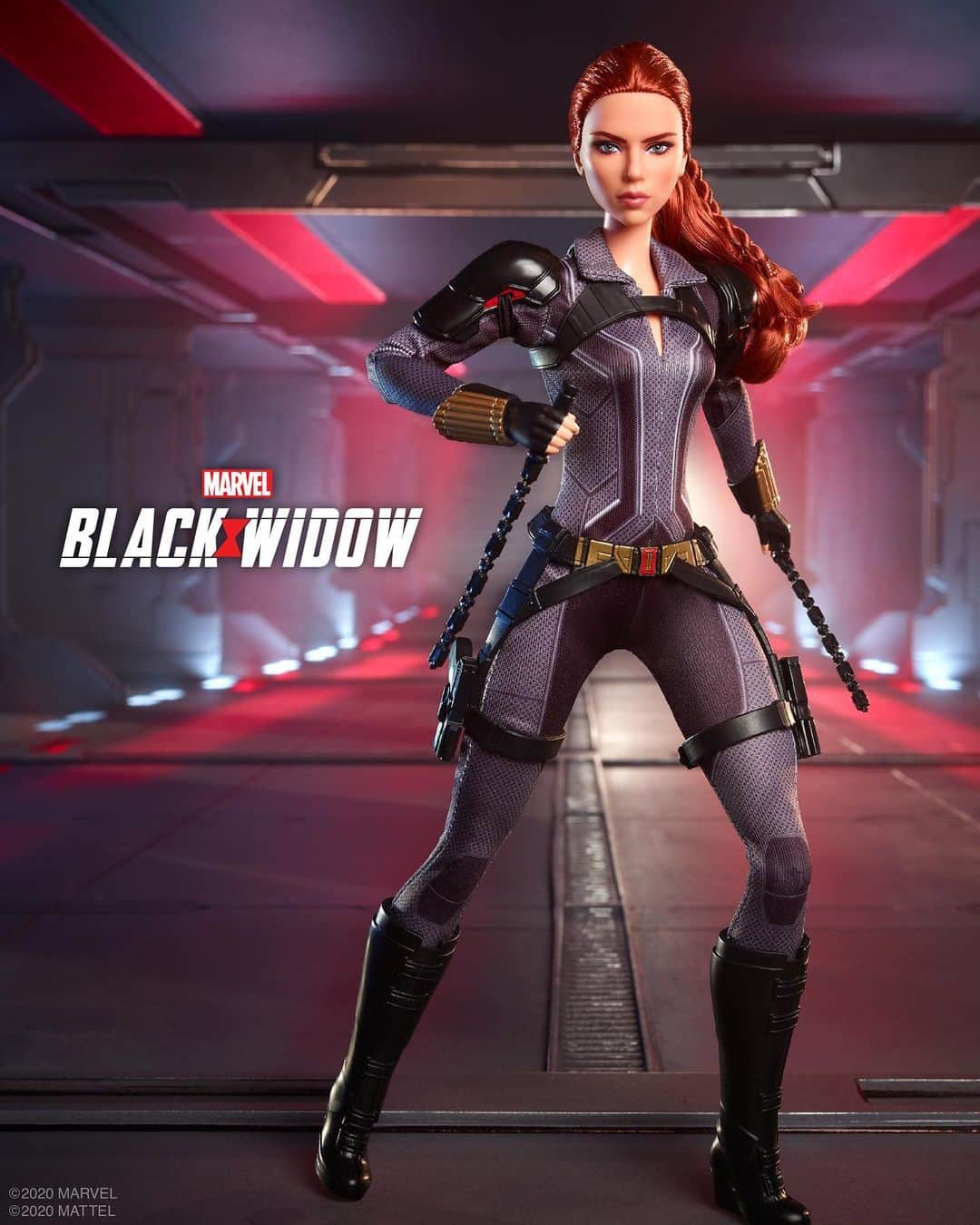 バービーさんのインスタグラム写真 - (バービーInstagram)「Before she was an Avenger, she was the Black Widow. Collect the #BlackWidow #Barbie, armed with true-to-movie looks now.」9月25日 4時29分 - barbie