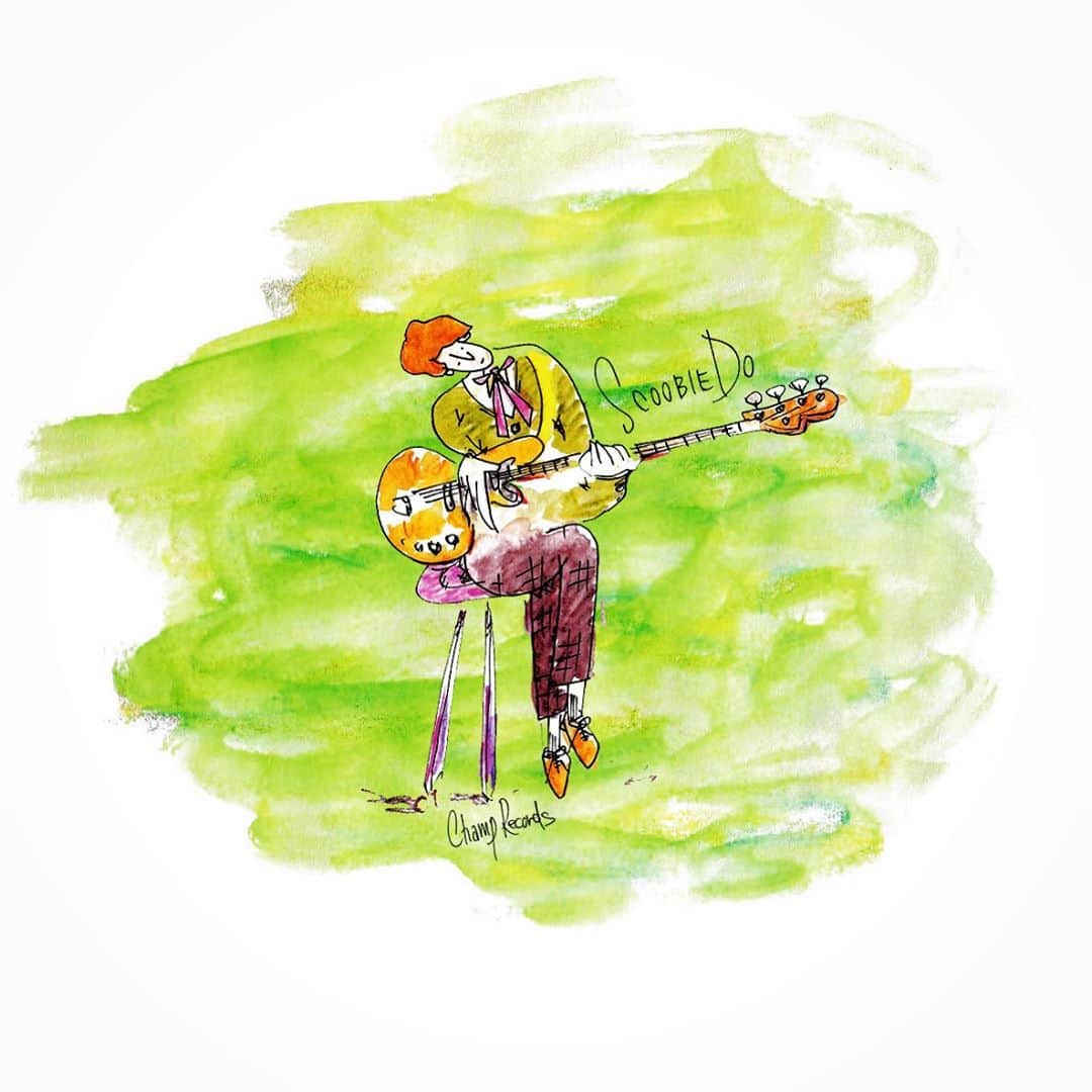 ナガイケジョーさんのインスタグラム写真 - (ナガイケジョーInstagram)「今日もお絵描き。 #bassist」9月24日 23時41分 - joenagaike