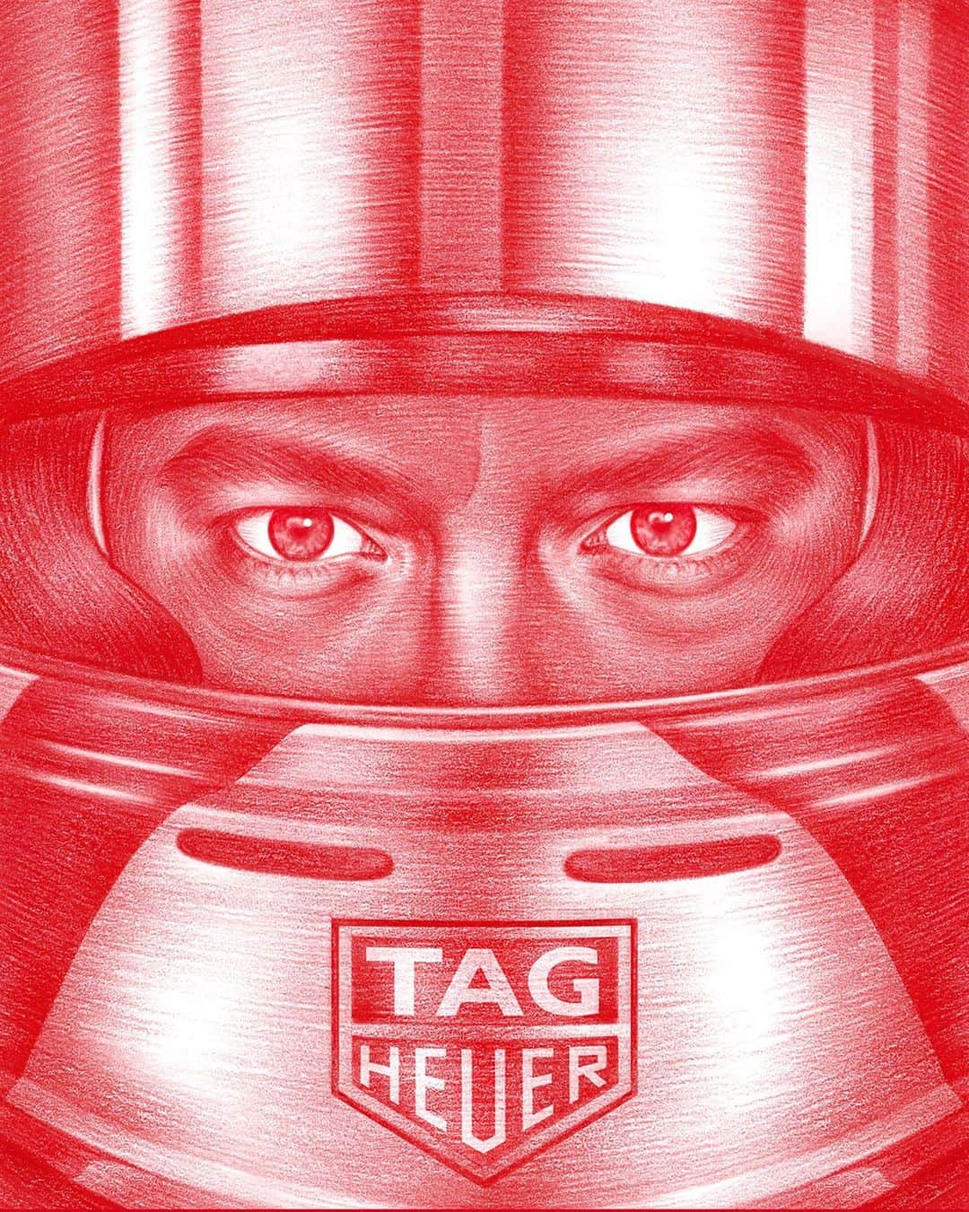 アンドレ・ロッテラーのインスタグラム：「@aiste_stancikaite made this! Amazing! Love it !  @tagheuer @tagheuerporschefe #art」