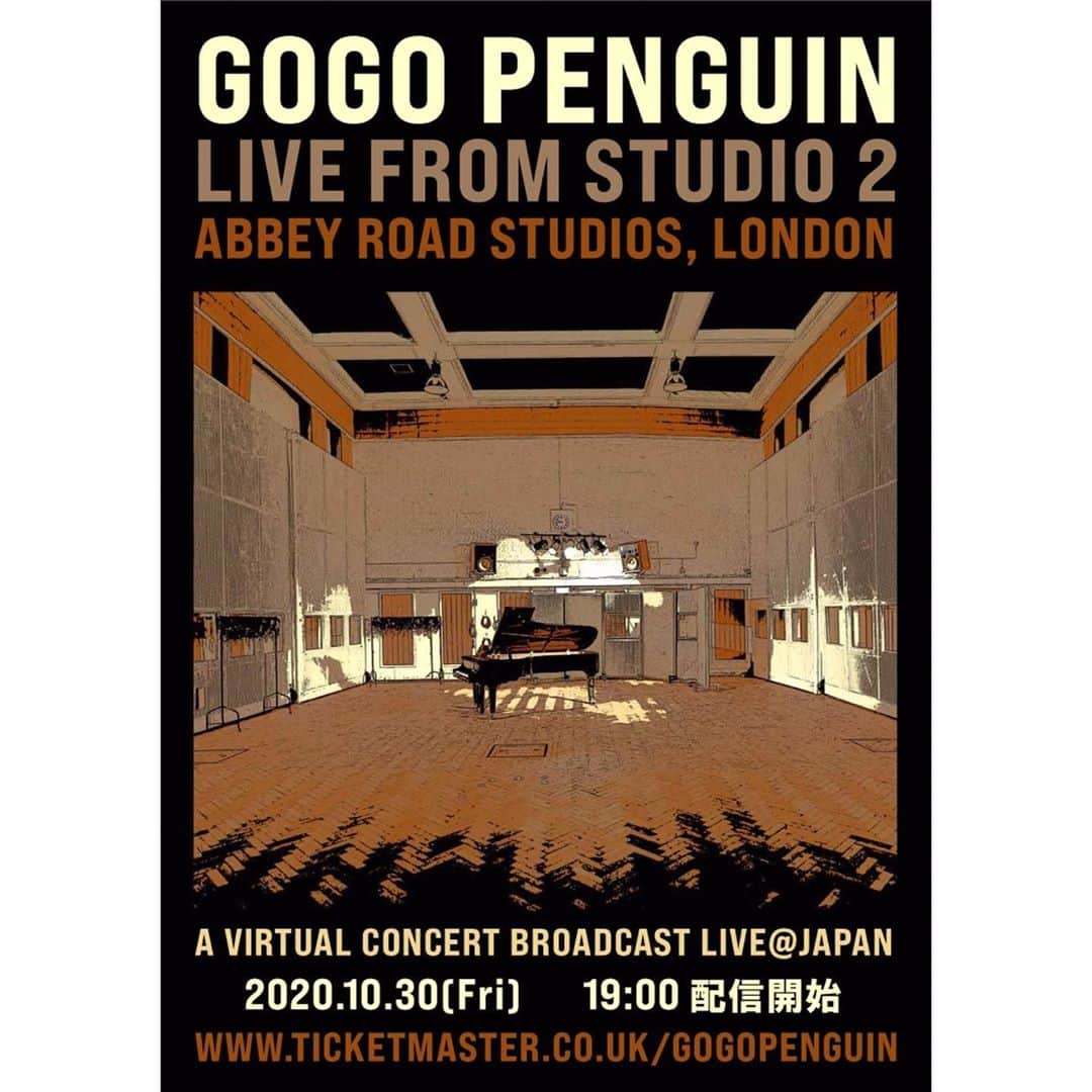 フジロック・フェスティバルさんのインスタグラム写真 - (フジロック・フェスティバルInstagram)「GOGO PENGUIN💡 2020年、FUJI ROCK FESTIVALに初出演を予定していたゴーゴー・ペンギンから嬉しいプレゼント！🎀 10月30日（金）に、世界で最も象徴的な会場の1つであるロンドンのアビーロードにある伝説的なスタジオ2からのバーチャルコンサートを生配信にて開催決定！ 最新アルバムからの楽曲を中心に、過去２作品からもお気に入りの楽曲を演奏予定。伝説的なスタジオからのオンライン「生」ライブをお楽しみください。チケットは現在販売中！！ ･ 詳しくはSMASH WEBにて！ Link in bio @smash_jpn ･ #フジロック #fujirock #fujirockfestival #GOGOPENGUIN #ゴーゴーペンギン」9月25日 12時44分 - fujirock_jp