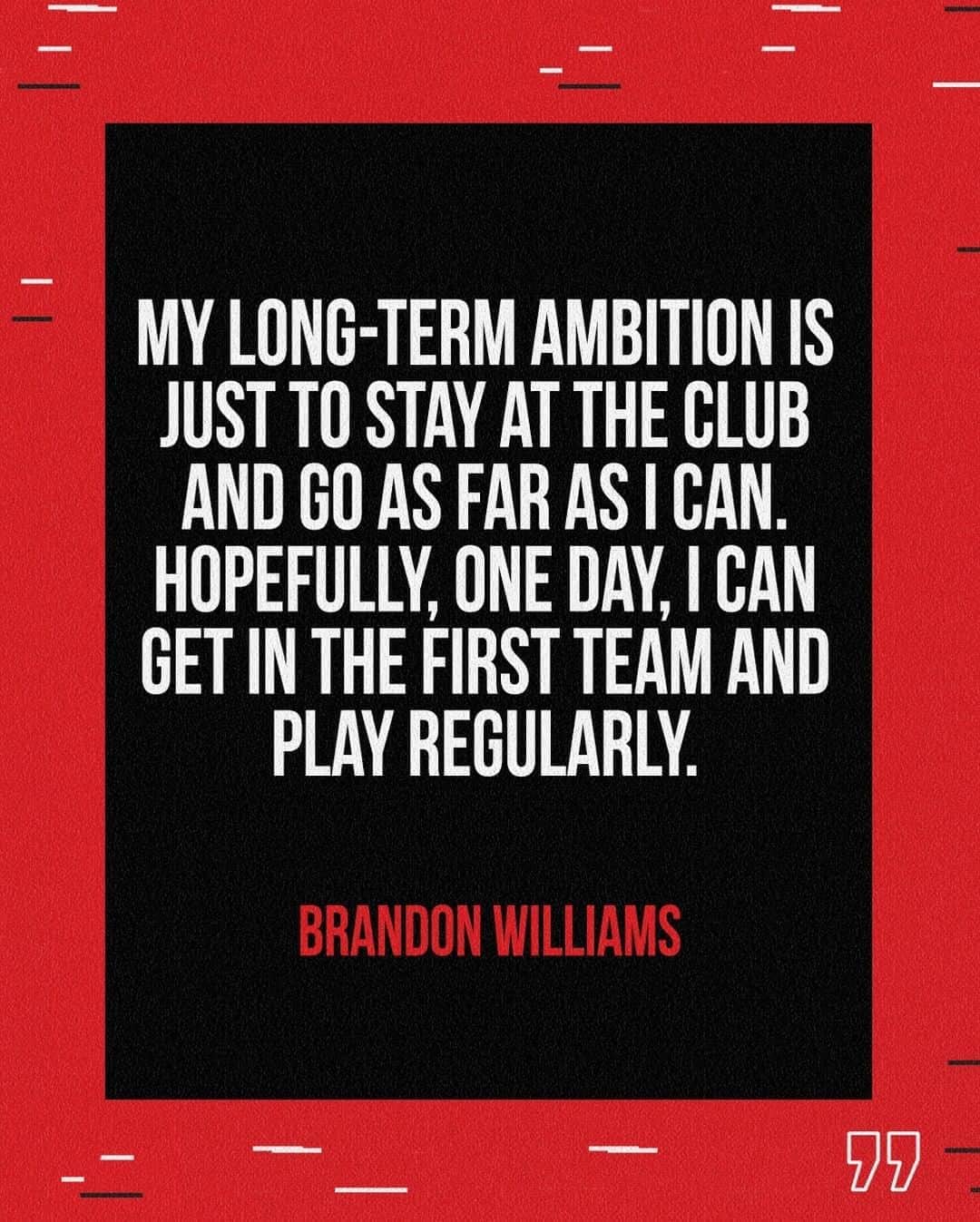 マンチェスター・ユナイテッドさんのインスタグラム写真 - (マンチェスター・ユナイテッドInstagram)「1️⃣ year on from his first-team debut, Brandon's #MUFC dreams are coming true 🙌 #BrandonWilliams」9月25日 13時05分 - manchesterunited