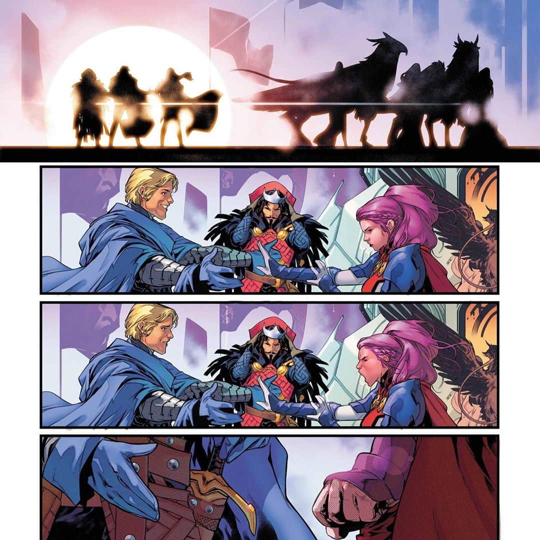 RB Silvaのインスタグラム：「A sneak peek from Excalibur #13. It’s coming October 21st, I hope you enjoy that. :)」