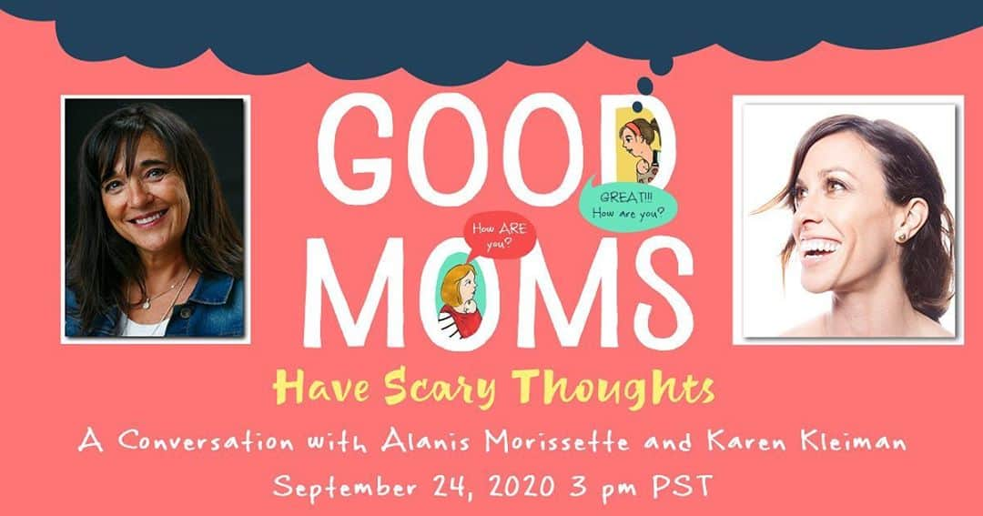 アラニス・モリセットさんのインスタグラム写真 - (アラニス・モリセットInstagram)「deep dive with karen kleiman, live in one hour ✨✨✨✨#postpartumdepression 🙏🏻❤️」9月25日 6時03分 - alanis