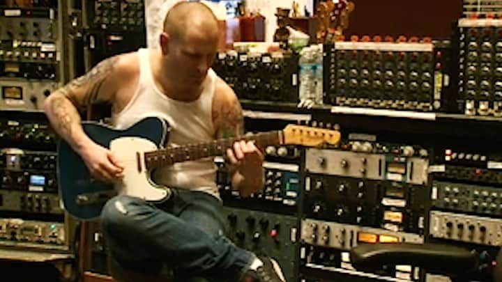Stone Sourのインスタグラム：「Taking it back to when we were in the studio recording 'Hesitate' off the #AudioSecrecy album. Watch the full version at the link in our story.」