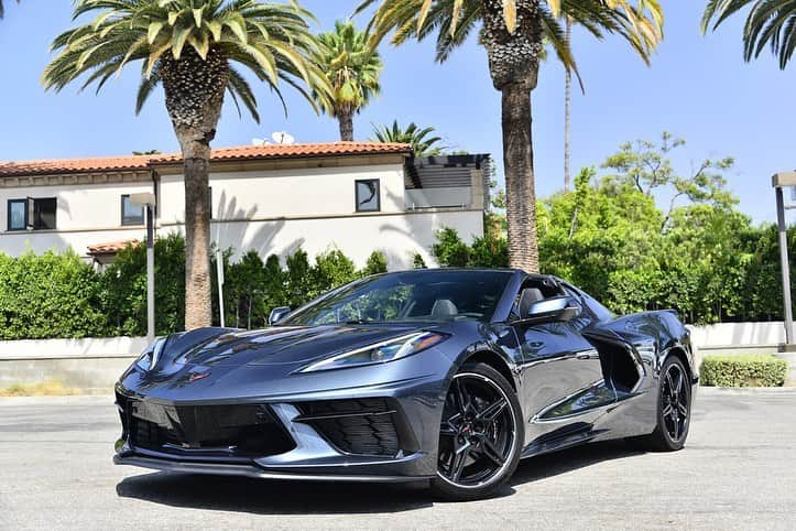 Dirk A. Productionsのインスタグラム：「🔥WHO’S TAKING IT HOME? 2020 Corvette Stingray • 3LT with Z51 Package • Delivery miles • Statewide & Worldwide Delivery Ready 🚨Want it? DM me or TEXT 1 (424) 256-6861」