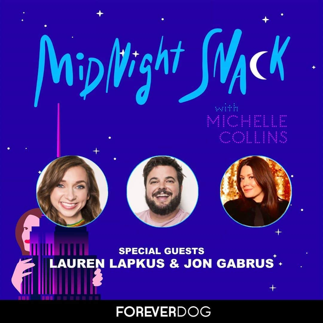 ミッチェル・コリンズさんのインスタグラム写真 - (ミッチェル・コリンズInstagram)「🚨 NEW MIDNIGHT SNACK 🚨 WITH @LAURENLAPKUS & @GABRUS 🚨 my podcasting king and queen! In this week’s episodes, both up now, we dig into #StarWars fandom, CHEWIE, LOTR, adorable animal movies with horrific backstage antics, Lauren’s love of a Halloween decoration, and what to do when you live next door to a QAnonner. But you know we actually talk about a million more things bc that’s what this hour is about. Laur & Jon are genuinely the best do not miss this week. Also this podcast is taking my remaining lifeblood and putting it out for the world to hear so the least you could do is subscribe and review!!! I’m an empty chelle! @applepodcasts @spotifypodcasts @stitcherpodcasts etc etc. tell your friends and fam? I don’t know anymore love ya, mich」9月25日 8時02分 - michcoll