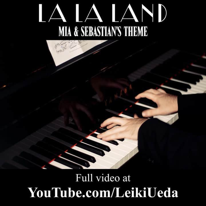 Leiki Uedaのインスタグラム：「La La Land - Mia & Sebastian's Theme - Romantic Classical Piano Solo Transcription   Even though this music isn't my taste I challenged myself to render this to my favorite genre of Romantic music.  Full Video Link and Sheet music in my bio @leikiueda」