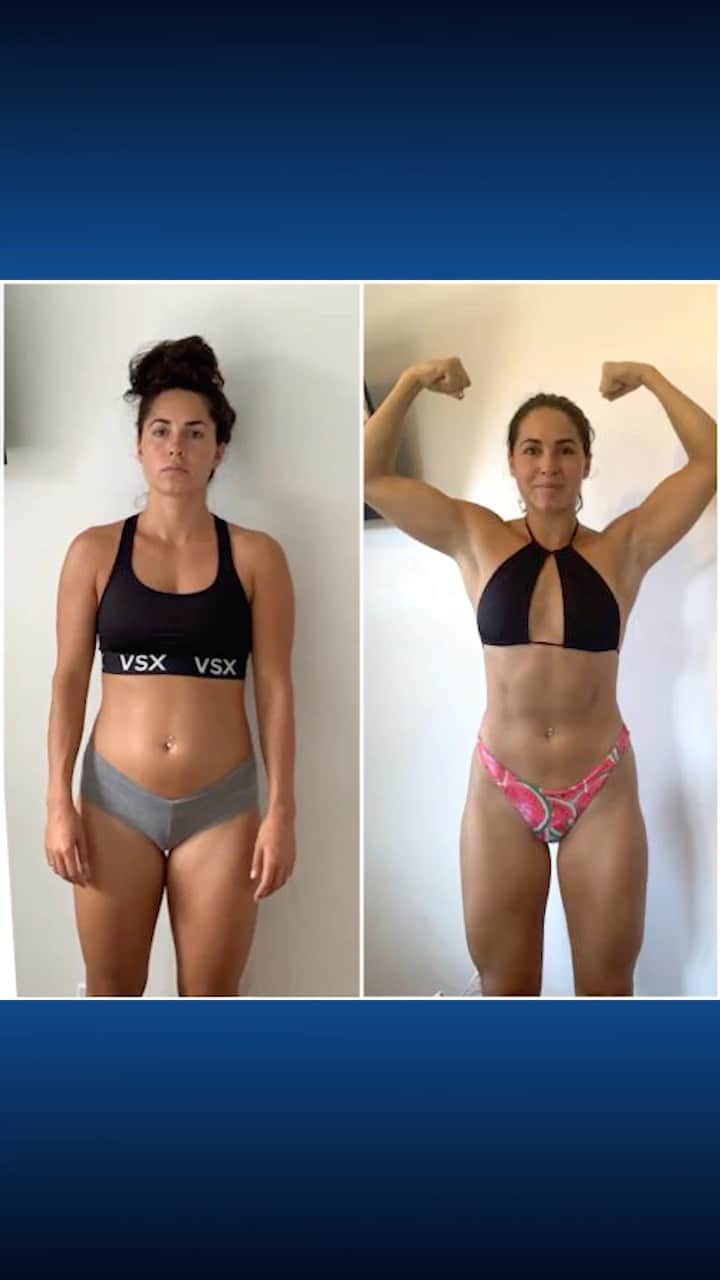 Lauren Drain Kaganのインスタグラム：「JAZMIN  @jazminnikole in her own words: “I have truly had an entire body transformation. It’s amazing to see where you started and how far you’ve come after you’ve put in so much work. I have been dedicated to this program, and I plan to continue to do it to see even more results. I love how I look and how I feel! Thank you, Lauren for creating a program that WORKS!” She also took home $1,000 in cash for having accomplished this amazing transformation. Join my next 6 Week Challenge starting Sept 27th. Get all the info via the link in my bio💪🏽 Spots are almost gone so get yours while you still can🙈 What are you waiting for? If you are hesitant just look over the testimonials on my website or drop me an email with your questions. I’ve now helped over 25,000 clients over the last 5 years and will be doing this program along side everyone to hit my personal 2020 postpartum goals.  #weightloss #weightlossjourney #diet #dietplan #workout #athomeworkout #fitmom #fitness #fitnessmotivation #fitness #fitfam #mealplan #legday #squats #squat」