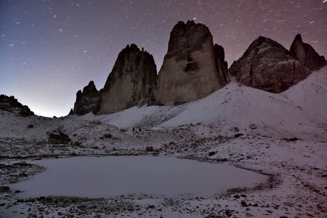 National Geographic Travelさんのインスタグラム写真 - (National Geographic TravelInstagram)「Photo by Robbie Shone @shonephoto / As the stars and the first rays of sun battle to fill the sky in the heart of the Italian Dolomites, the Tre Cime mountains remain resolute and unflinching. These peaks have provided countless mountaineers with incredible joy, but they have been the backdrop to some brutal wartime battles. If they could speak, what would they tell us?」9月25日 9時04分 - natgeotravel