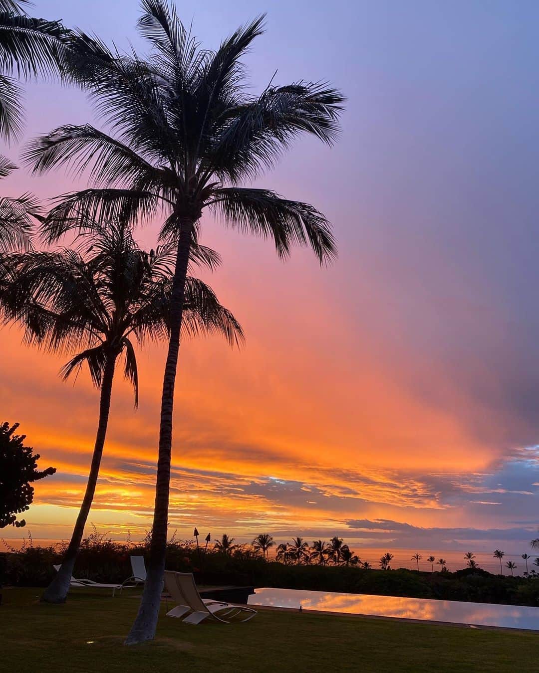 ダニジョーのインスタグラム：「Nature does it best 🌅🌈🌺🏝 Don’t forget to look up everyday and count your blessings 🙏」