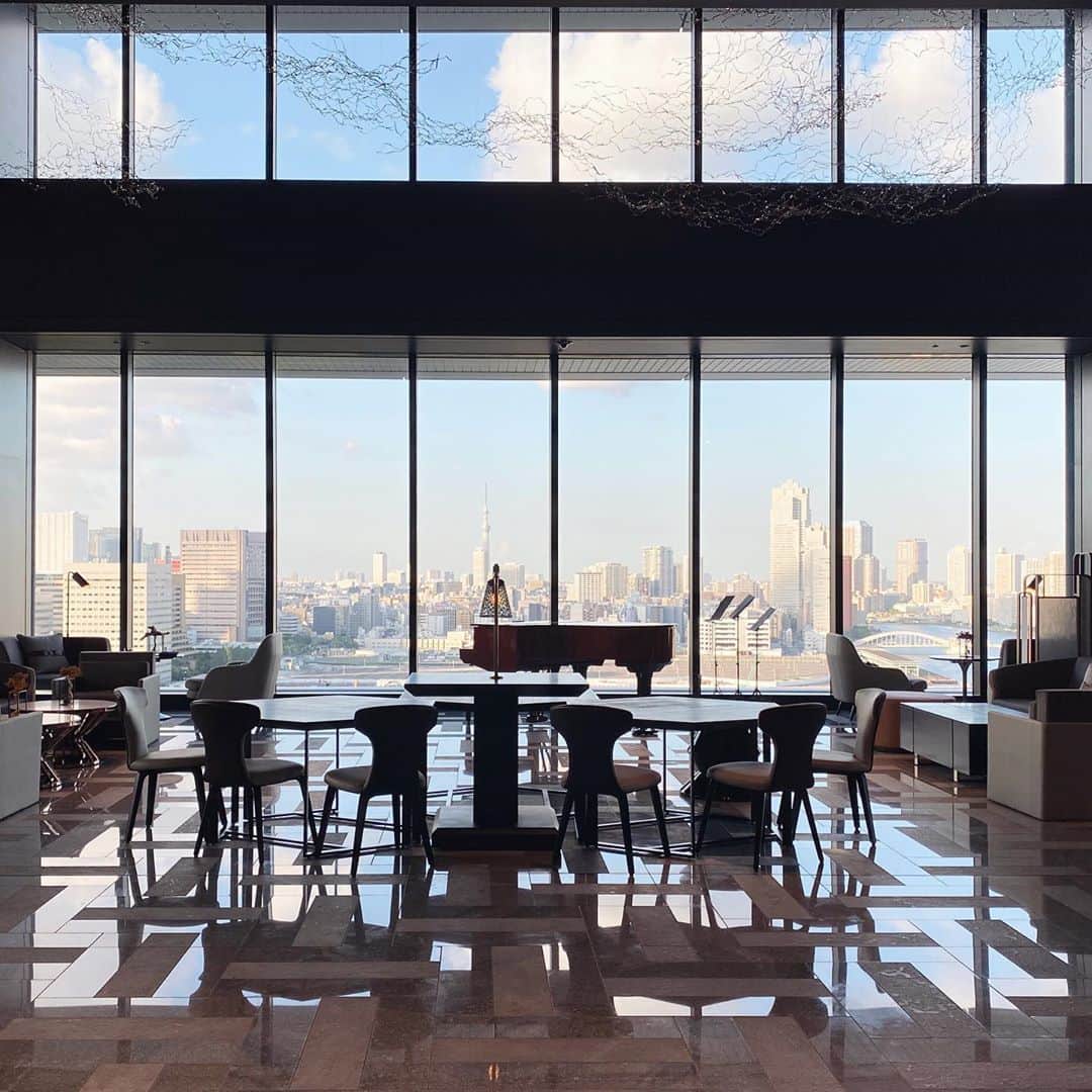 のインスタグラム：「#mesmtokyo  _ また行きたい🥰♡ @mesmtokyo  _ #都内ホテル  #hotelstay #贅沢時間  #special_spot_」