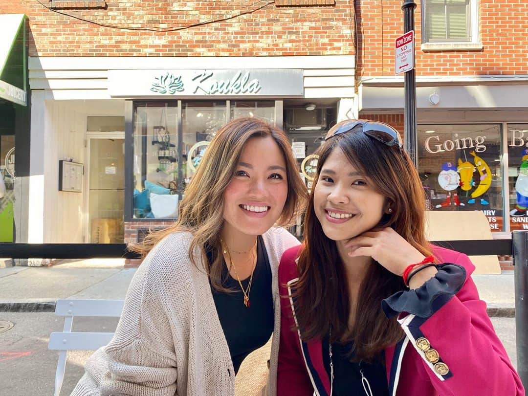 ポーナノン・ファトラムのインスタグラム：「A lot of fun in Boston💖😘」