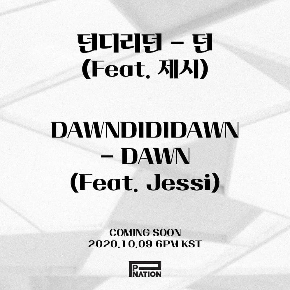 PSYさんのインスタグラム写真 - (PSYInstagram)「Yessss!!!  던디리던 - 던 feat. 제시  DAWNDIDIDAWN - DAWN feat. JESSI  @hyojong_1994 X @jessicah_o  #201009_6pmKST #pnation」9月25日 11時31分 - 42psy42