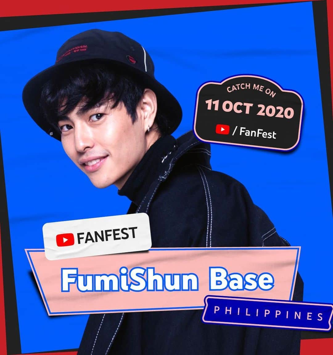 FumiShun BASEさんのインスタグラム写真 - (FumiShun BASEInstagram)「I’ll be joining #YTFF2020 which will be held on October 11(Sun). And there will be an opportunity to talk with you guys online during Meet&Greet program. Kindly click on the URL in the profile to check the details and apply.   During  FanFest, I’ll be performing my new single. This song is all about what I’m feeling right now. I wrote the lyrics all by myself for the first time so I want you all to listen and have fun with it!   Please look forward to my performance in #YTFF2020 on October 11.  10月11日(日)開催の#YTFF2020に出演することになりました！そして今回オンラインでファンの皆さんとお話しできるプログラムMeet&Greetに参加します！詳細と応募方法はプロフィールに記載してあるURLから確認してみてね！  そして今回のYouTubeファンフェストでは僕の新曲を披露します。 今自分が感じてる思いをすべて込めた楽曲になってます！今回は初めて僕も作詞に挑戦した楽曲なので沢山のファンのみんなに聞いて欲しいです！ 10月11日のYouTubeファンフェストの僕のパフォーマンスを楽しみにしててください！！  いつも応援本当にありがとうございます！こうしてまた一つ夢が叶ったのもみんなのサポートがあるからです！！これからも応援お願いよろしくお願い致します！！！！！」9月25日 21時41分 - fumiya.japan