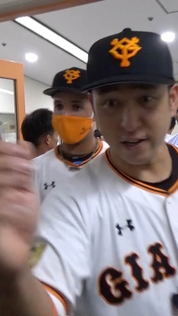 のインスタグラム：「#勝利の舞台裏 #withfans #巨人 #giants #ジャイアンツ #読売ジャイアンツ #東京 #tokyo #野球 #プロ野球」
