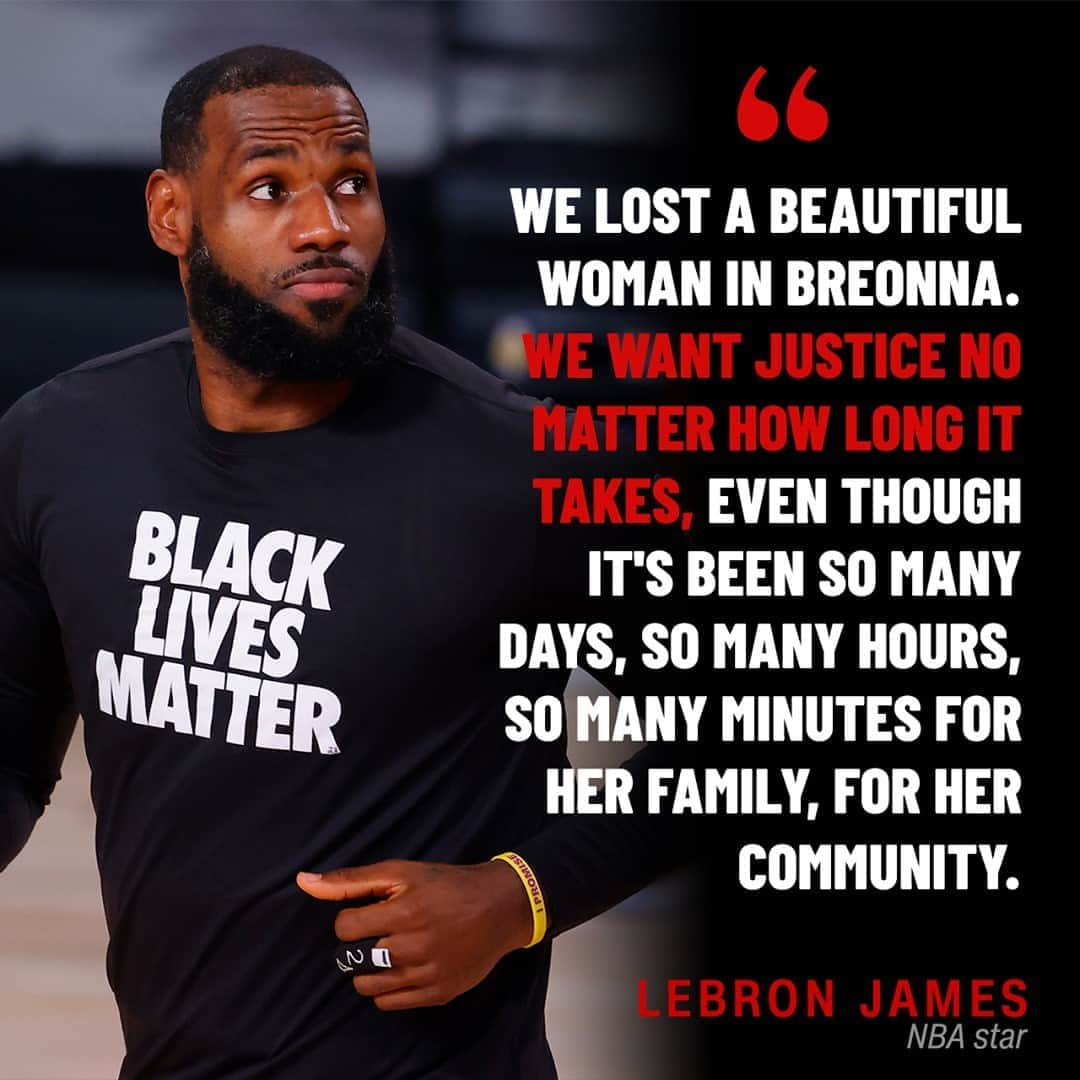 CNNさんのインスタグラム写真 - (CNNInstagram)「"The emotions are very high," NBA star LeBron James said Thursday after no one was charged in Breonna Taylor's killing. James called what happened "unjust" and says he hopes for "better days." Tap the link in our bio to read more about the investigation and protests.⁠ (📸: Kevin C. Cox/Getty Images)⁠」9月25日 22時05分 - cnn