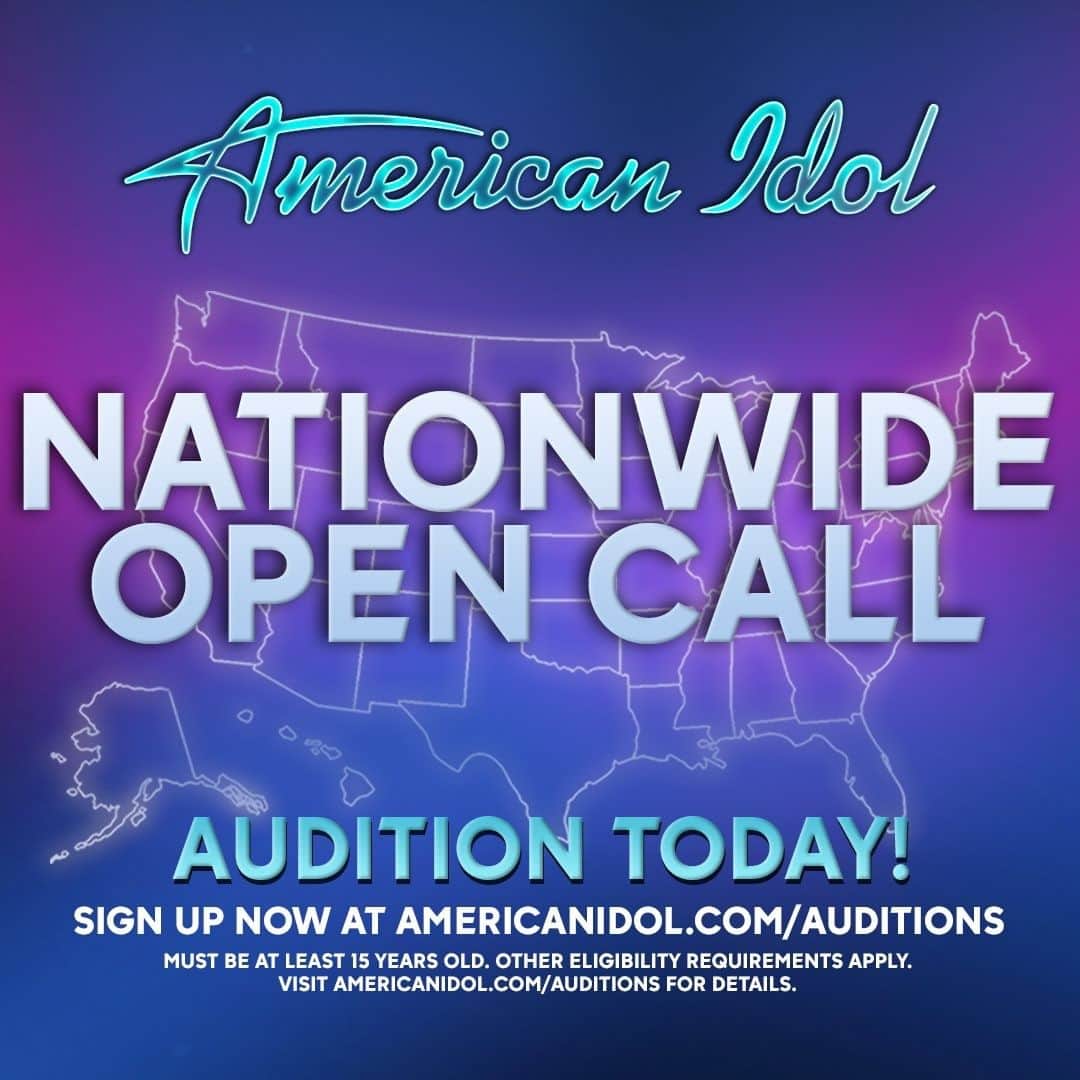 American Idolさんのインスタグラム写真 - (American IdolInstagram)「TODAY is our BIGGEST Open Call yet!! 🎤🤩 And it's not too late to sign up to sing for our producers face-to-face! Go for it right now at AmericanIdol.com/Auditions.  #TheNextIdol #IdolAcrossAmerica #AmericanIdol」9月25日 22時00分 - americanidol