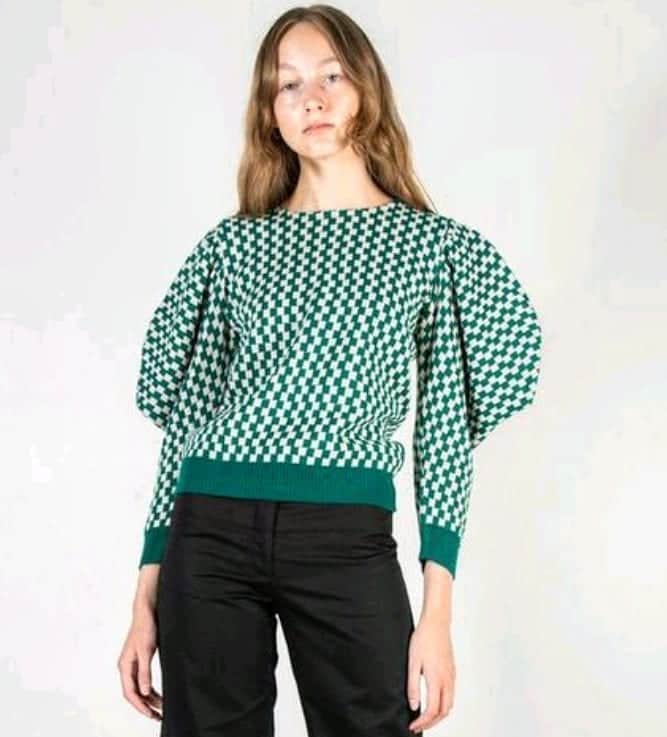 エロトクリトスさんのインスタグラム写真 - (エロトクリトスInstagram)「its all about the sleeve, checkerboard sweater available to pre-order at www.erotokritos.com  #erotokritos #maille #petitpull #tricot #sweater #knitwear #trend #style #stylish #fashion #knit #avantgarde #paris #parisian #shopping #girl #woman #fashion #marais #fun #funstyle #color #pattern #jacquard #mode #fille #femme #mode」9月25日 22時02分 - erotokritosparis