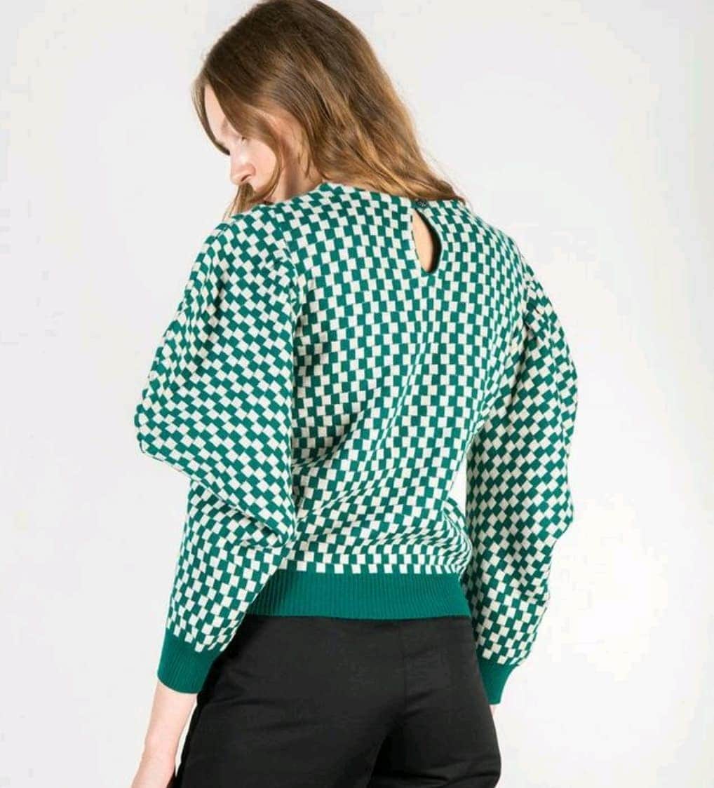 エロトクリトスさんのインスタグラム写真 - (エロトクリトスInstagram)「its all about the sleeve, checkerboard sweater available to pre-order at www.erotokritos.com  #erotokritos #maille #petitpull #tricot #sweater #knitwear #trend #style #stylish #fashion #knit #avantgarde #paris #parisian #shopping #girl #woman #fashion #marais #fun #funstyle #color #pattern #jacquard #mode #fille #femme #mode」9月25日 22時02分 - erotokritosparis