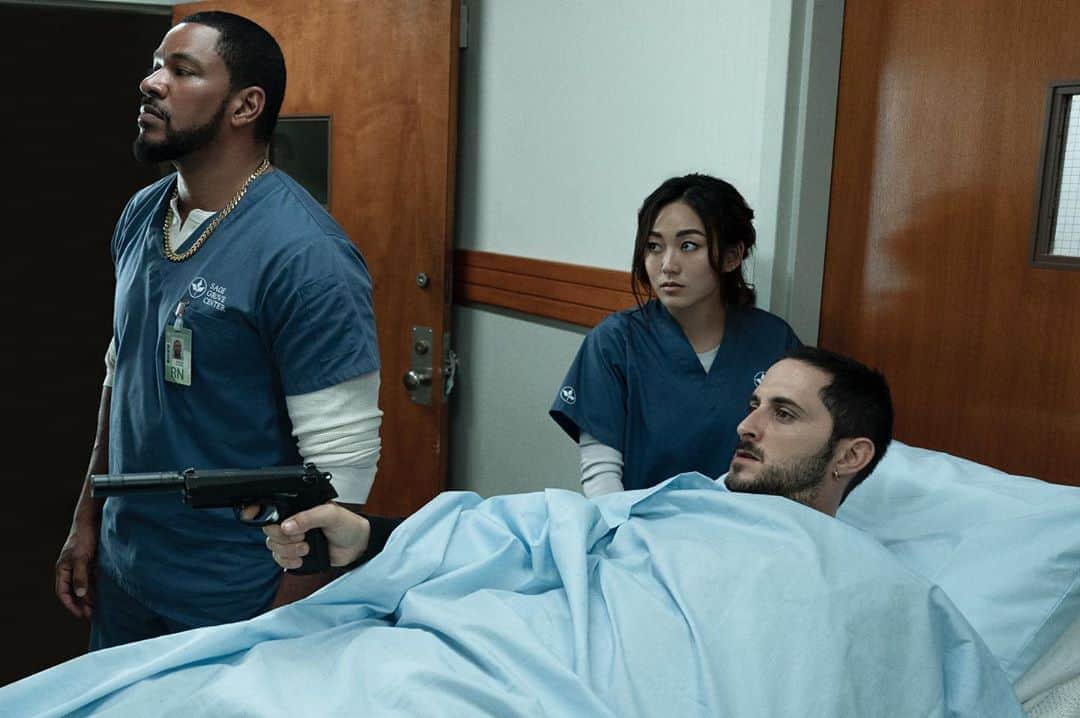 福原かれんのインスタグラム：「Ep 6: Going undercover. Who’s Frenchie pointing his gun at?  #TheBoysTV」