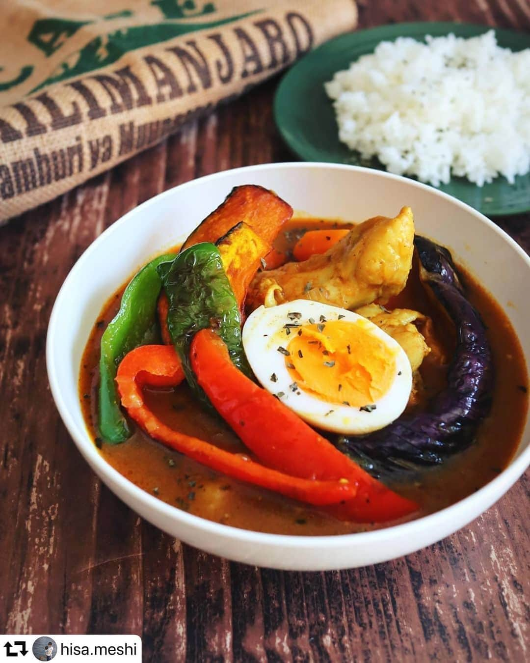 クスパさんのインスタグラム写真 - (クスパInstagram)「#repost @hisa.meshi ・・・ スープカレー  最近のご飯。  スープカレー、もっと極めたいな。  #スープカレー #カレー大好き #おうちカレー #家カレー #試作 #料理教室 #オンライン料理教室 #クスパ #フードスタイリスト #フードコーディネーター #フーディーテーブル #マカロニメイト #nadia #nadiaartist #おうちごはん #料理記録  #料理好きな人と繋がりたい  #おうちごはんlover」9月25日 14時46分 - cookingschoolpark