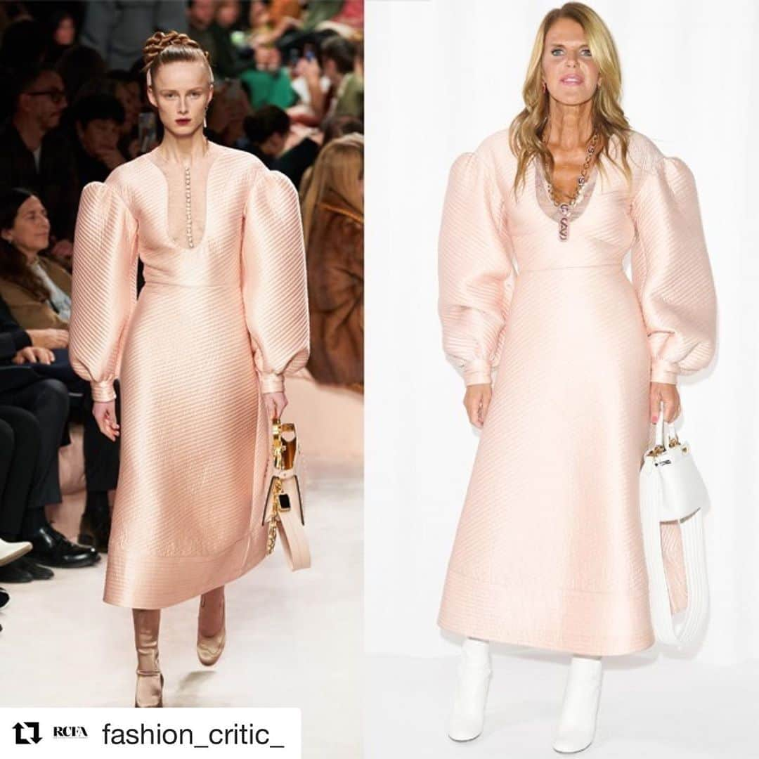 アンナ・デッロ・ルッソさんのインスタグラム写真 - (アンナ・デッロ・ルッソInstagram)「Thank you 🙏 so much ❤️❤️❤️ #Repost @fashion_critic_  Anna Dello Russo - our favourite FROWer - was giving us a luxe fashion forward look in Fendi Fall 2020 for the Italian brands Spring 2021 show.   Not many could pull off this amount of volume.  . #annadellorusso #fendi #frow #redcarpet #redcarpetfashion #redcarpet #redcarpetready #redcarpetstyle #celebrityfashion #celebstyle #MFW」9月25日 16時52分 - annadellorusso