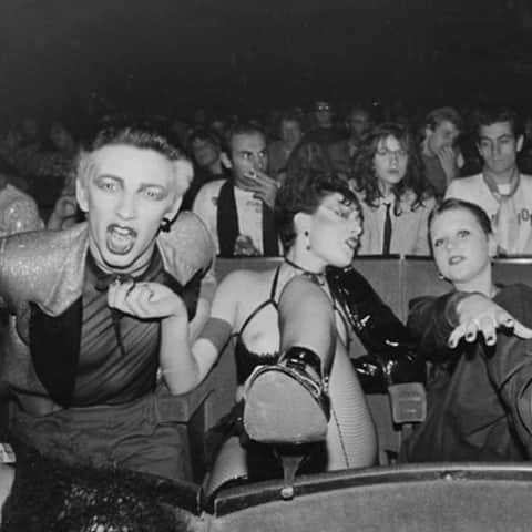 アンダーグラウンドのインスタグラム：「HBD to Steve Severin co founder of Souixsie and The Banshees. Pictured here at the 1976 Sex Pistols concert at the Screen on the Green. ⁠ ⁠ photo credit Ray Stevenson⁠ ⁠」