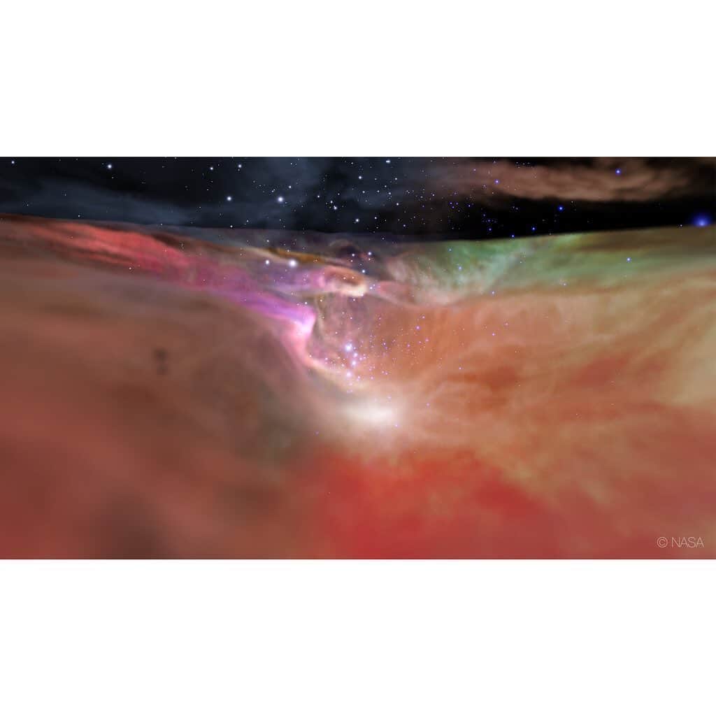 アメリカ大使館さんのインスタグラム写真 - (アメリカ大使館Instagram)「凄い!キレイなこれは⁉️一体何⁉️👀 ハッブル宇宙望遠鏡🔭(Hubble Space Telescope🔭 )で、赤外線可視化の元撮影されたオリオン星雲✨ なんかこうしてみると、別物に見えてきますね👀 . #usa #america #studyabroad #livinginamerica #nasa #space #orionnebula #astronomy #telescope #hubblespacetelescope #infrared #photooftheday #アメリカ #アメリカ生活 #留学 #天文学 #望遠鏡 #ハッブル宇宙望遠鏡 #宇宙 #星雲 #赤外線 #可視化 #オリオン星雲 #宇宙工学 #オレンジ色 #雲みたい #柔らかい見た目 #望遠鏡撮影 #宇宙と出会う金曜日」9月25日 17時01分 - usembassytokyo