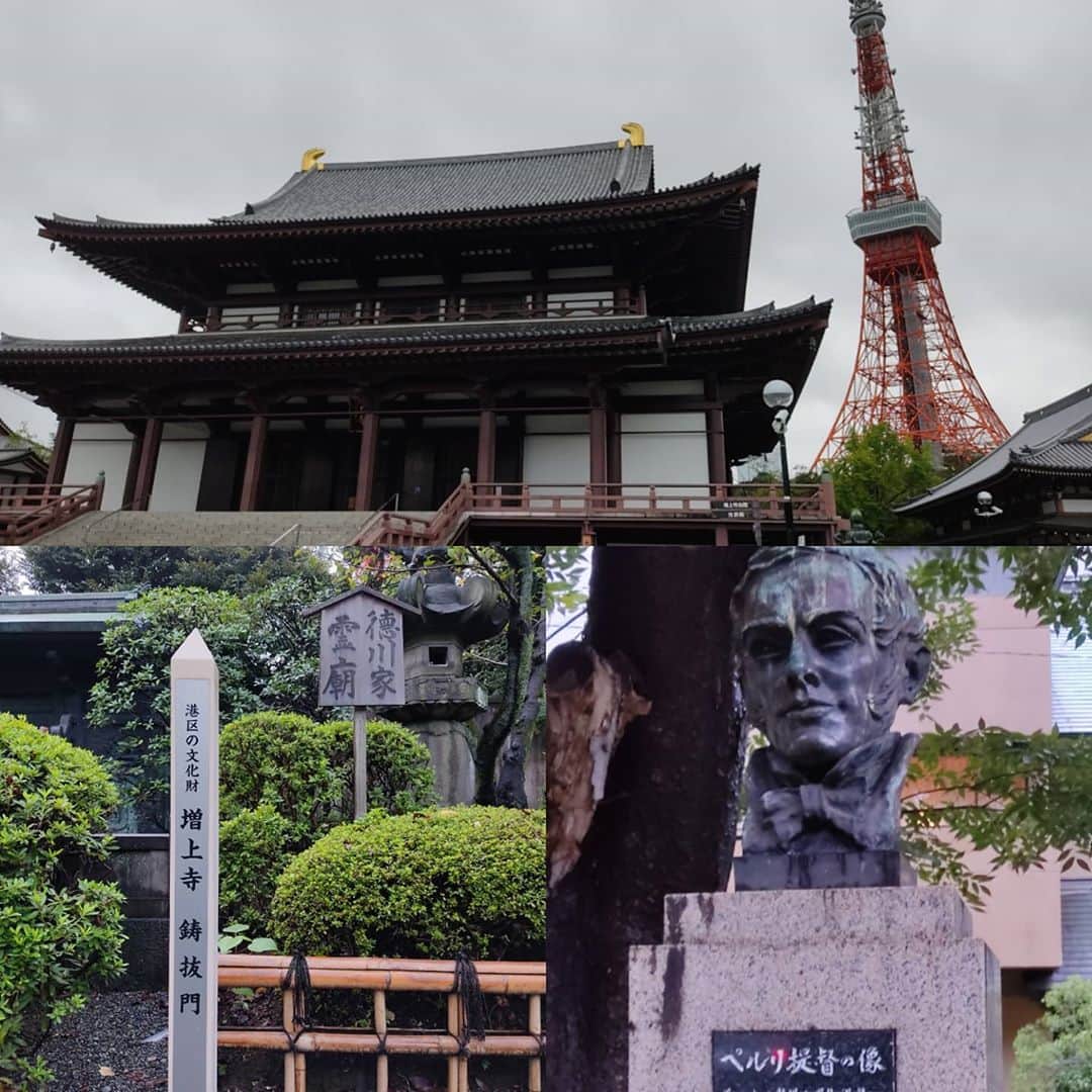 のインスタグラム：「増上寺に来ました。 残念ながら、徳川家墓所には入れず…。」
