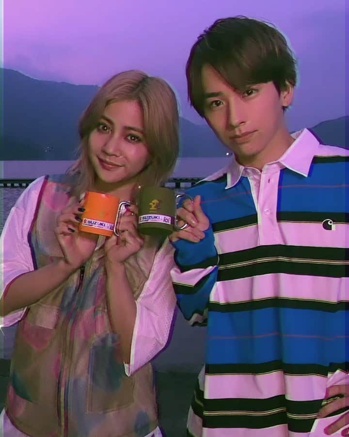 honoka のインスタグラム：「このフィルターはまりすぎて ぶーめらん撮りまくってた run&go のMV撮影の日。  ほのかめら(FCコンテンツ)も今日は MVのオフショットですん💕」