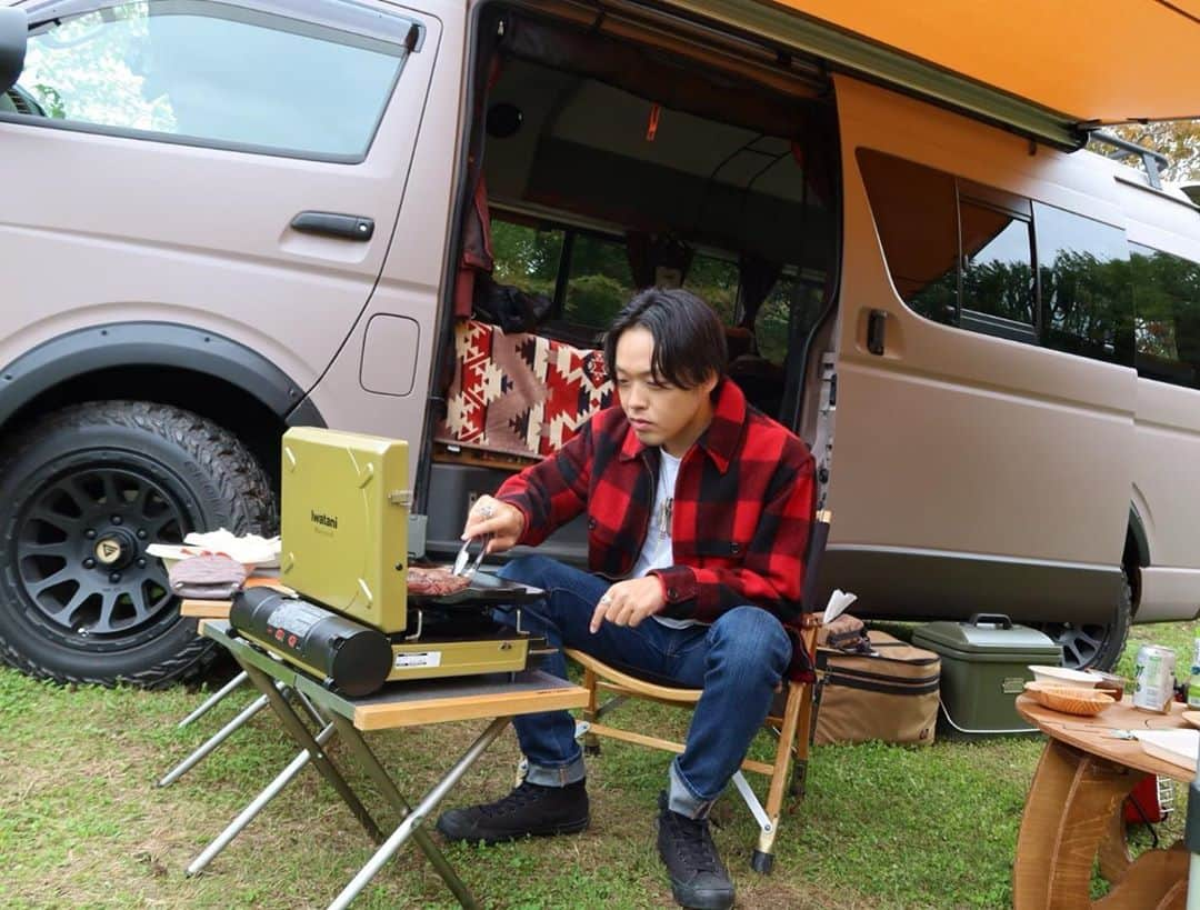 佐藤広大さんのインスタグラム写真 - (佐藤広大Instagram)「北海道最高🏕🚐🔥  #北海道クオリティ」9月25日 18時07分 - satokodai601113