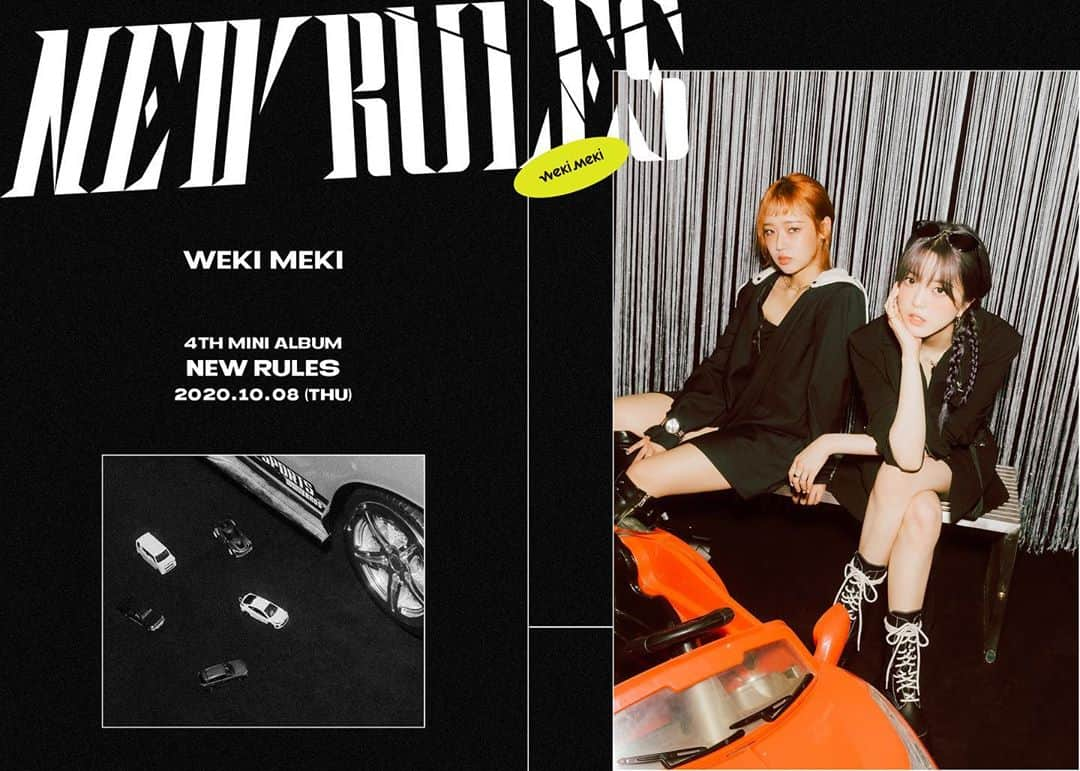 Weki Mekiさんのインスタグラム写真 - (Weki MekiInstagram)「[#위키미키] Weki Meki 4th Mini Album <NEW RULES> Concept Photo #2 Take ver. 📝  2020.10.08 6PM Coming Soon 💥  #WekiMeki #NEW_RULES #JISUYEON #CHOIYOOJUNG」9月25日 18時16分 - weki_meki