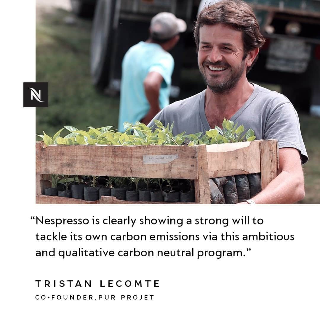 Nespressoさんのインスタグラム写真 - (NespressoInstagram)「“…Nespresso is clearly showing a strong will to tackle its own carbon emissions via this ambitious and qualitative carbon neutral program. We’ve been proud to support Nespresso in doing this, planting millions of trees across the globe within coffee regions in Colombia, Guatemala and Ethiopia to take carbon dioxide out of the air since 2014. We will continue working together and triple the capacity of the carbon insetting program and regenerating the ecosystems we all depend upon.”  – Tristan Lecomte, co-founder, @purprojet  #Nespresso #DoingIsEverything #NespressoSustainability #SustainableCoffee」9月25日 19時00分 - nespresso