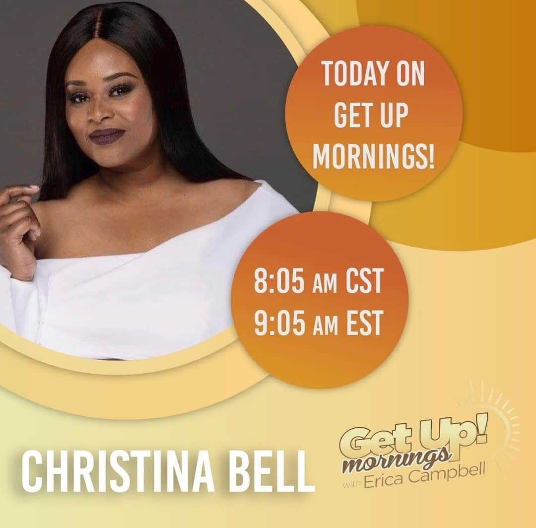 エリカ・キャンベルさんのインスタグラム写真 - (エリカ・キャンベルInstagram)「We have a great show for you today! @nataliegrant AND @christina_official will be joining me on #GetUpMornings! Tune in to @getuperica now! ☀️📻  Tune-in Information:   📻 Get Up! Mornings with Erica Campbell 💻 www.getuperica.com 📱 Get Up! Mornings app 📞 877-242-2426  #EricaCampbell #GetUpMornings #GetUpErica #NatalieGrant #ChristinaBell」9月25日 19時01分 - imericacampbell