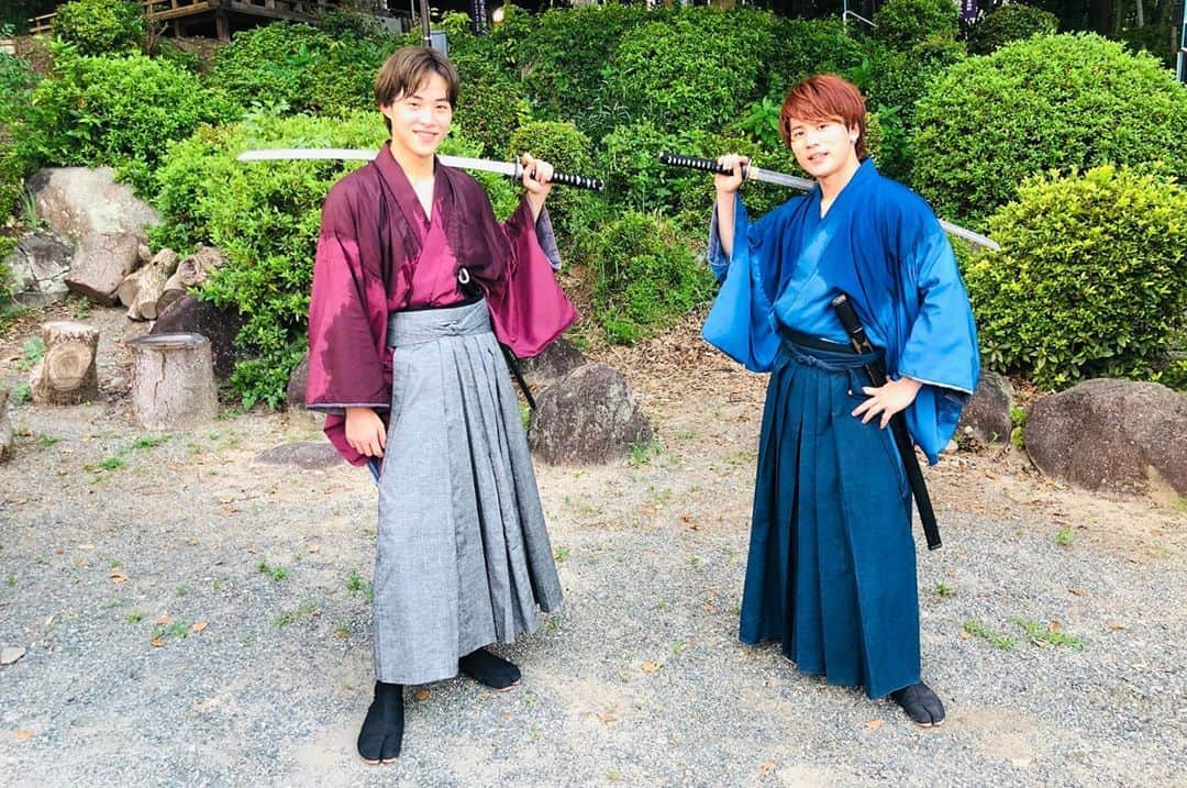 山口託矢さんのインスタグラム写真 - (山口託矢Instagram)「初めての殺陣⚔ やればやるほど楽しかったな☺️ . 炎天下の中、休憩を忘れそうなくらい2人とも熱中してました🥰🙏 . もちろん水分塩分補給しっかりしました♪ . . #殺陣  #バリすご8  #次回  #最終回  #観てねっ」9月25日 19時09分 - taku_ya_maguchi