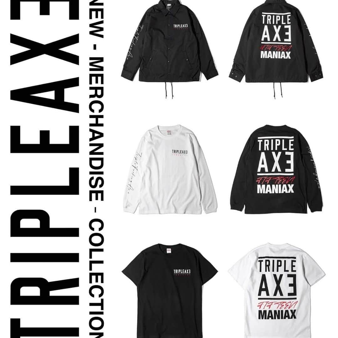 HEY-SMITHのインスタグラム：「「TRIPLE AXE 2020」 グッズ受注販売決定!! 明日より販売開始!!  http://collectivejp.com  【受付期間】 9/26(土)18:00〜10/7(水)23:59まで  *オープンカラーシャツのみ1購入につき各サイズ1枚まで ＊11月上旬頃順次発送予定 ＊販売上限数に達した場合は期間内でも早めに終了いたします。  #TAT2020」