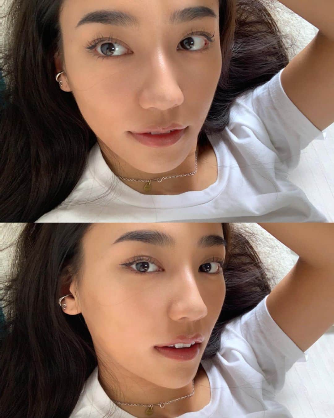 松本優のインスタグラム：「. . 本日はお気に入りアイテムご紹介✨ @phoebe_beautyup  の3点セット使ってるんやけど、、、 . まじで全部どれもお勧めしたい ひとつひとつ紹介するね！✌️🥺 （3枚めの写真を参考にしてね！） .  まずは一番右の　#酵素洗顔 ！ 泡だてネットで泡だてて使うと滑らかな泡が簡単に作れて、なんてったって洗い上がりが肌のざらつきがなくなってつるんとする💚し、乾燥し辛くてお気に入り！ . そして真ん中の #まつげ美容液　👀 これはもう私2本めやねんけど、パリジェンヌラッシュリフトし始めてから、やっぱり自分の睫毛の長さが長いと綺麗に上がることを知ったのでふさふさにしたくてずっと寝る前に使ってるよ🥺 . 最後に一番左の　#毛穴美容液　✨ これは化粧水の後に使うアイテムなんやけど、最近毛穴にすごく悩んでたから本当に最強アイテムを見つけてしまった。鼻の毛穴マシになった気がする。。。神やん。。。 . とにかくデザインも可愛くて、優秀アイテム三つでした✌️✌️よかったら参考にしてねえ👀👀👀 . . #phoebebeautyup #フィービービューティーアップ #セラムショット」