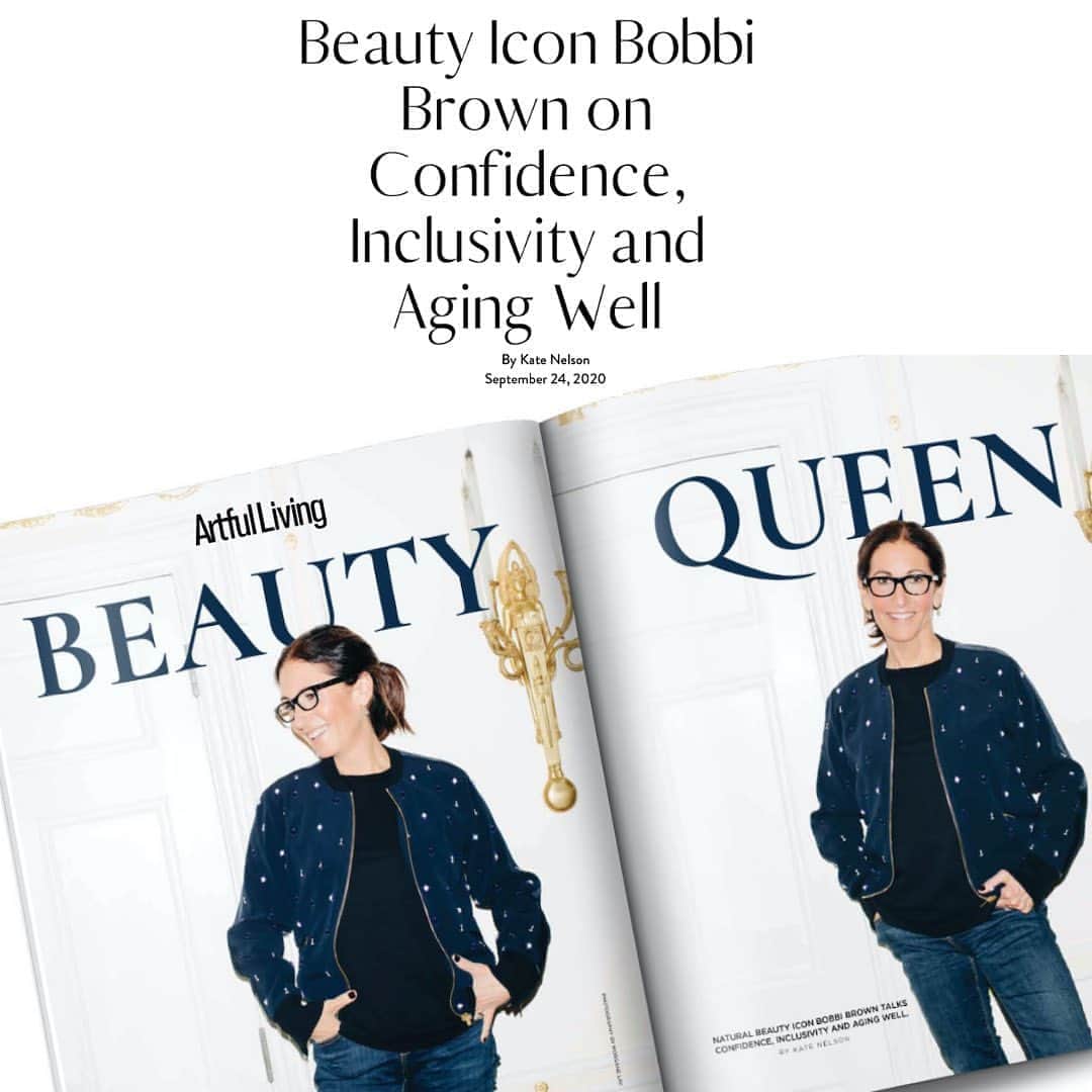 ボビー・ブラウンのインスタグラム：「Thank you for the great article. @artfullivingmag It feels especially great to actually hold a magazine in my hands.」