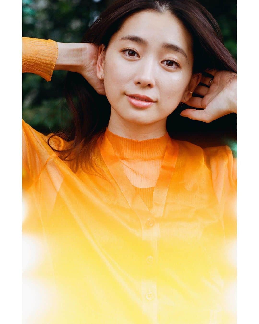 松永ちさとのインスタグラム：「🧡🧡🧡 #オレンジlove  #松永ちさと」