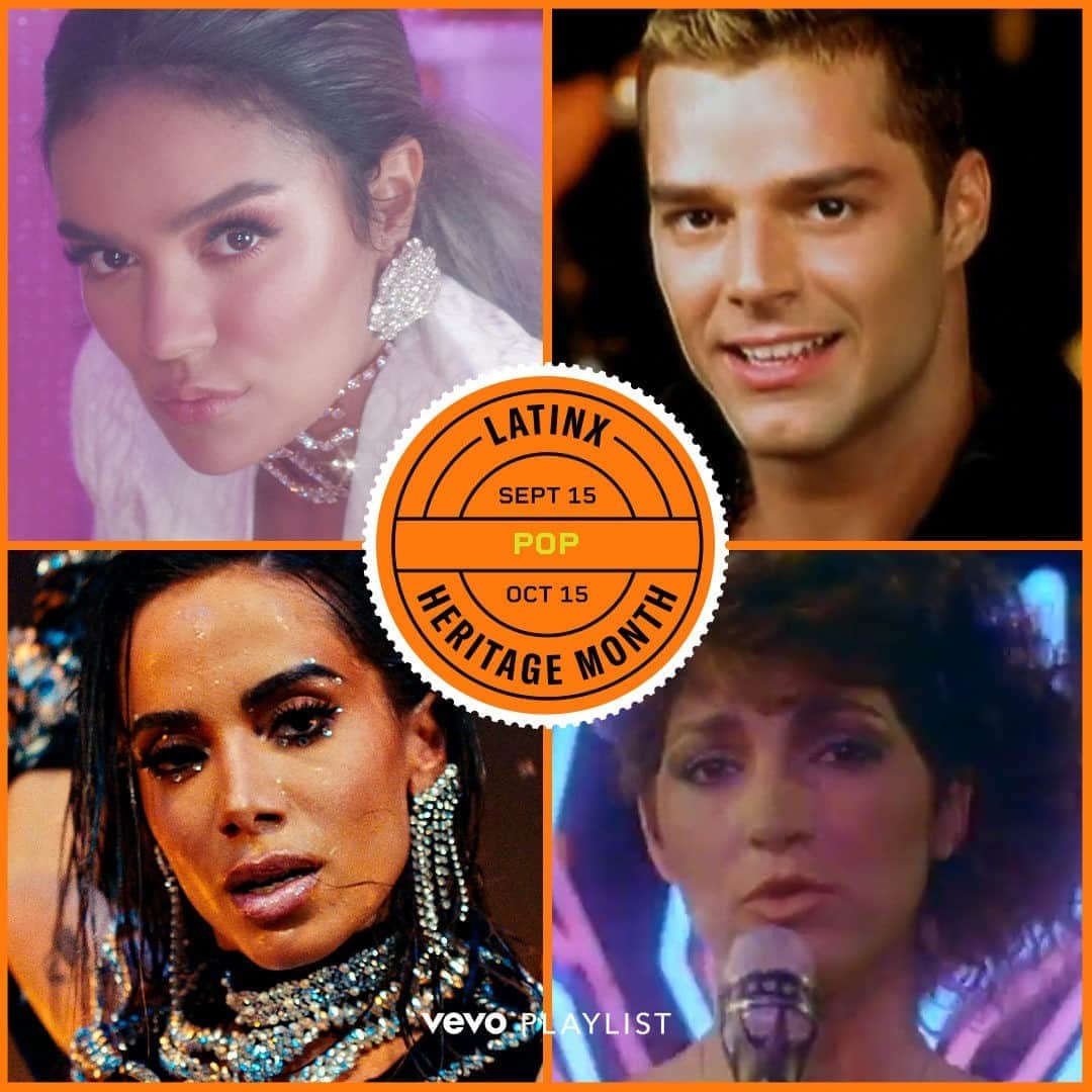 Vevoさんのインスタグラム写真 - (VevoInstagram)「Latin Pop first became popular in the 1980s and 90s with acts like Menudo and @gloriaestefan achieving crossover success with non-Latinx listeners, especially due to the rapidly growing club scenes in New York and Miami. The Latin pop explosion continued with artists like @ricky_martin and @jlo. Today, you can hear songs like “Despacito” and “Tusa” playing through speakers and topping charts all around the world. ⠀⠀⠀⠀⠀⠀⠀⠀⠀ ▶️[Link in bio] #LatinxHeritageMonth #GloriaEstefan #Menudo #RickyMartin #JLo #LuisFonsi #DaddyYankee #KarolG #Anitta」9月26日 7時01分 - vevo