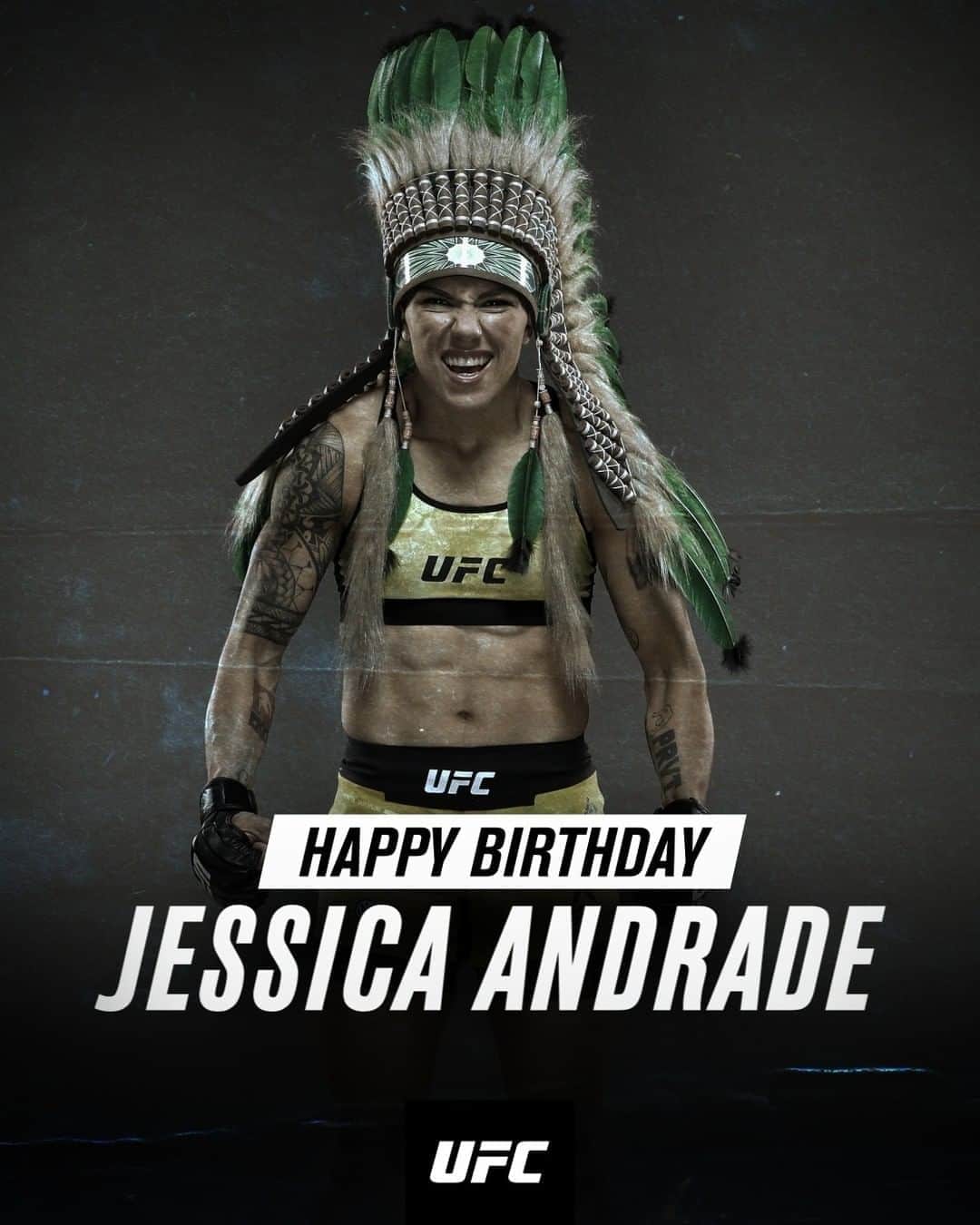 UFCさんのインスタグラム写真 - (UFCInstagram)「Bate Estaca! Happy Birthday - @JessicaMMAPro 🇧🇷」9月26日 8時04分 - ufc