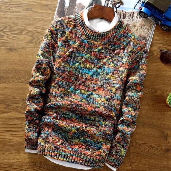 UrbanStoxのインスタグラム：「1, 2 or 3 ?  Re-introducing the Contemporary Polychromatic Twilled Sweater, $45 shipped, available in 3 unique colors only at urbanstox.com :)」