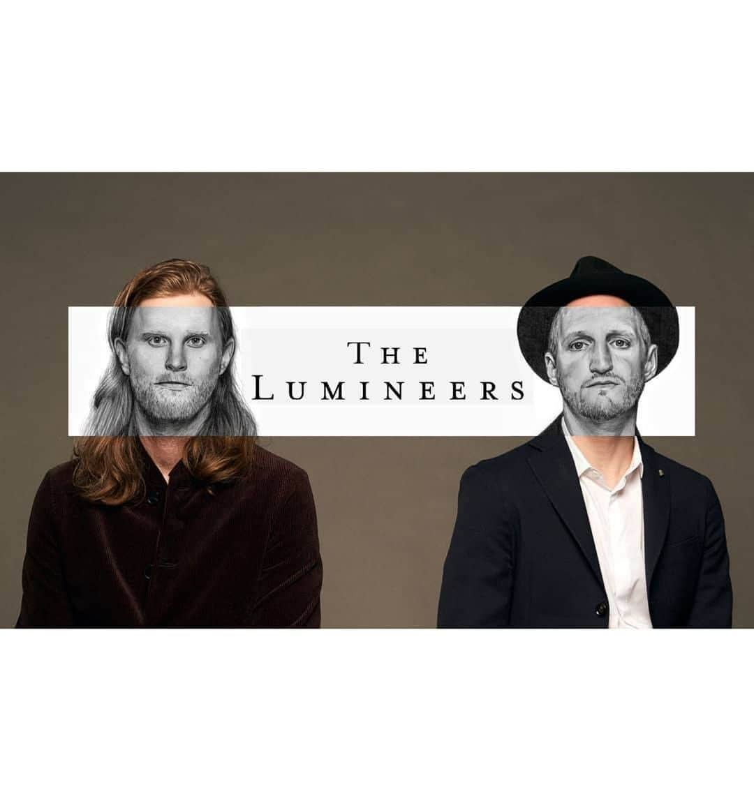 The Lumineersさんのインスタグラム写真 - (The LumineersInstagram)「We're blown away with this graphite portrait 🙌  Thank you @_villasenordavid for #thelumineers artwork!」9月25日 23時21分 - thelumineers